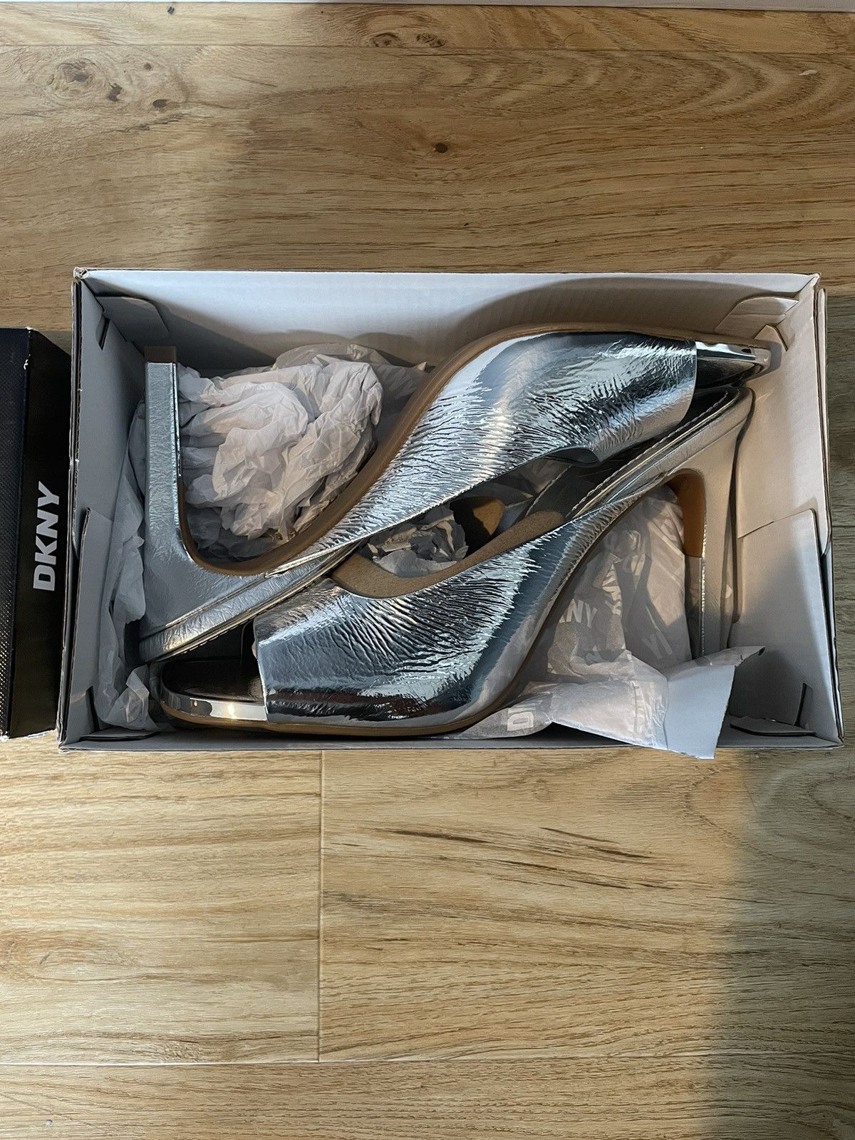 DKNY DKNY Silver Mules/High Sandal Size US 11 / IT 41 - 7 Thumbnail