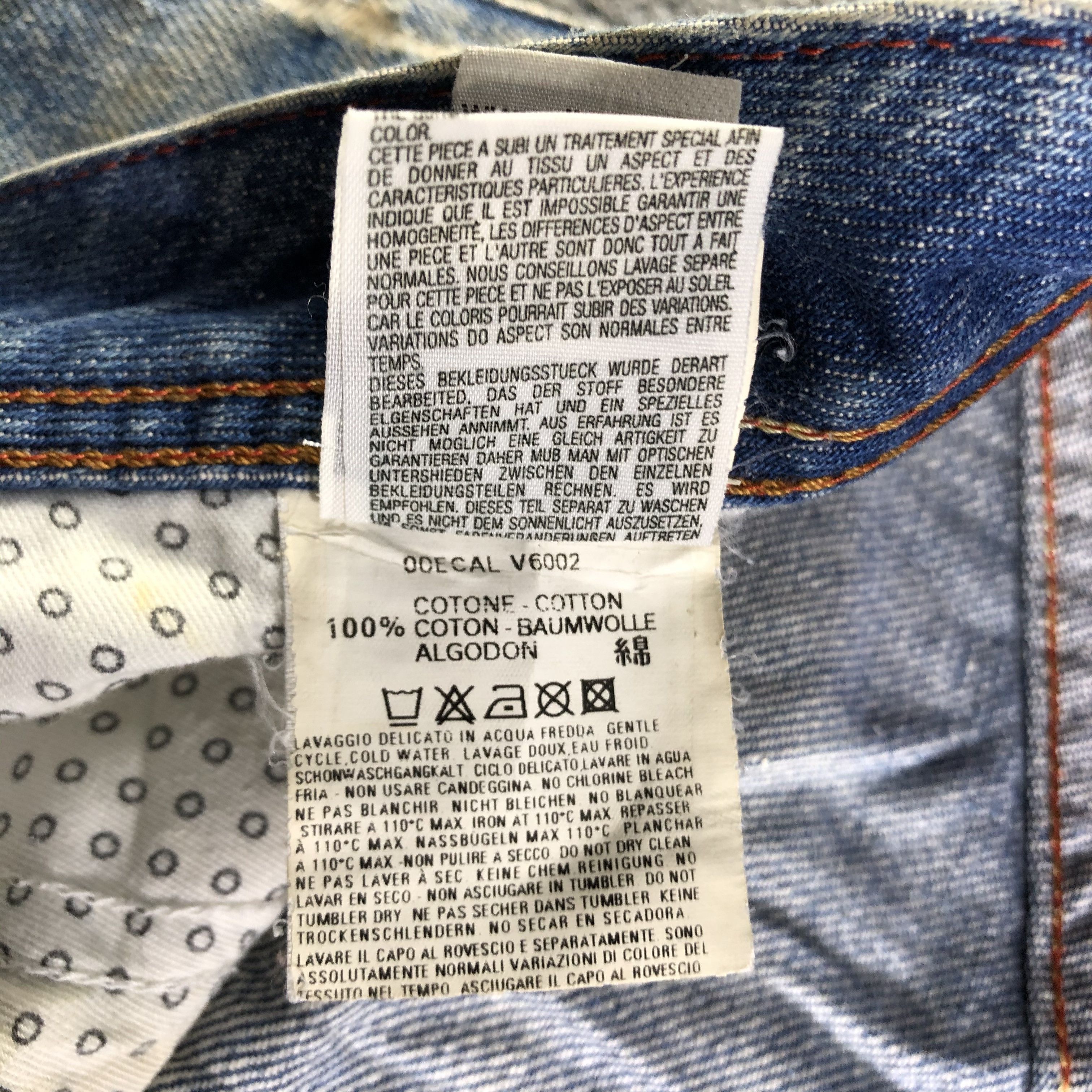 Diesel Vintage Blue Wash Diesel Industry Jeans-J3997 Size US 34 / EU 50 - 12 Thumbnail