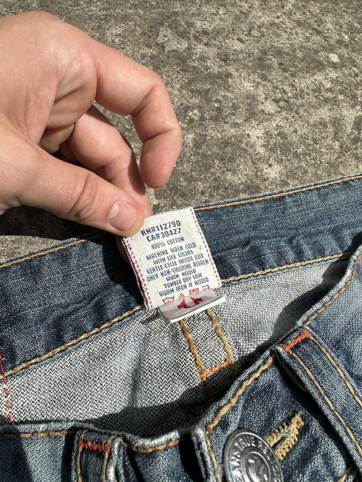 True Religion Y2K vintage true religion jeans denim Streetwear casual hype Size US 31 - 10 Thumbnail
