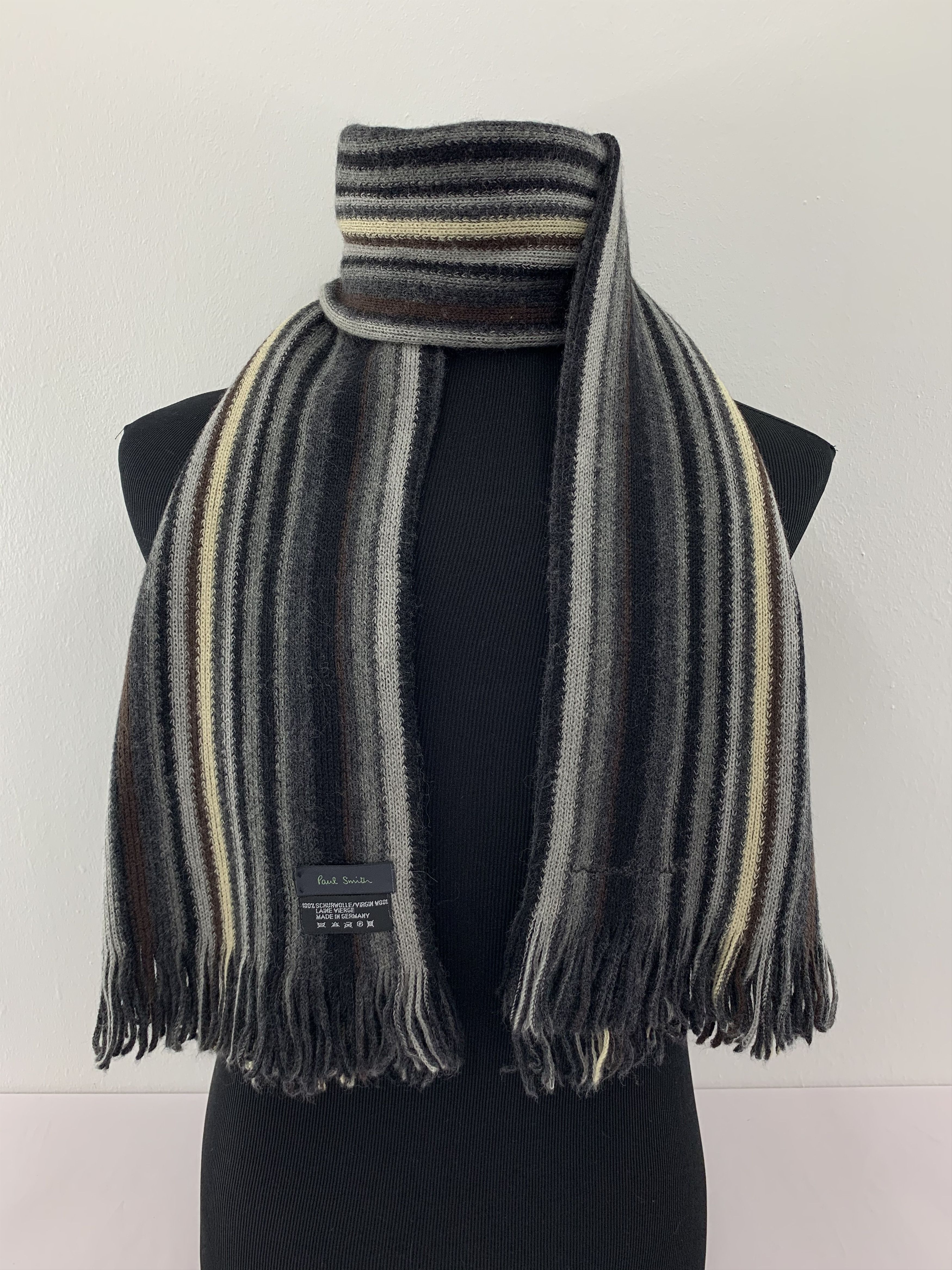 Paul Smith Paul Smith Scarf Wool Muffler Neck Wrap BL5115 Size ONE SIZE - 1 Thumbnail