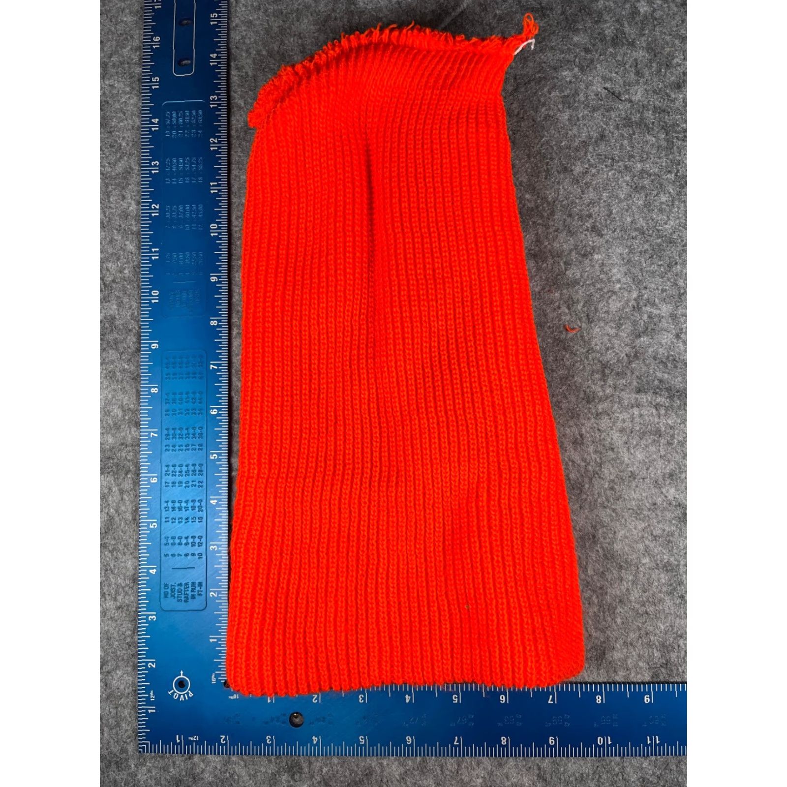 Vintage High Visibility Orange Knit Beanie Hat One Size Lightweight Hunting Ski Mens Size ONE SIZE - 5 Thumbnail