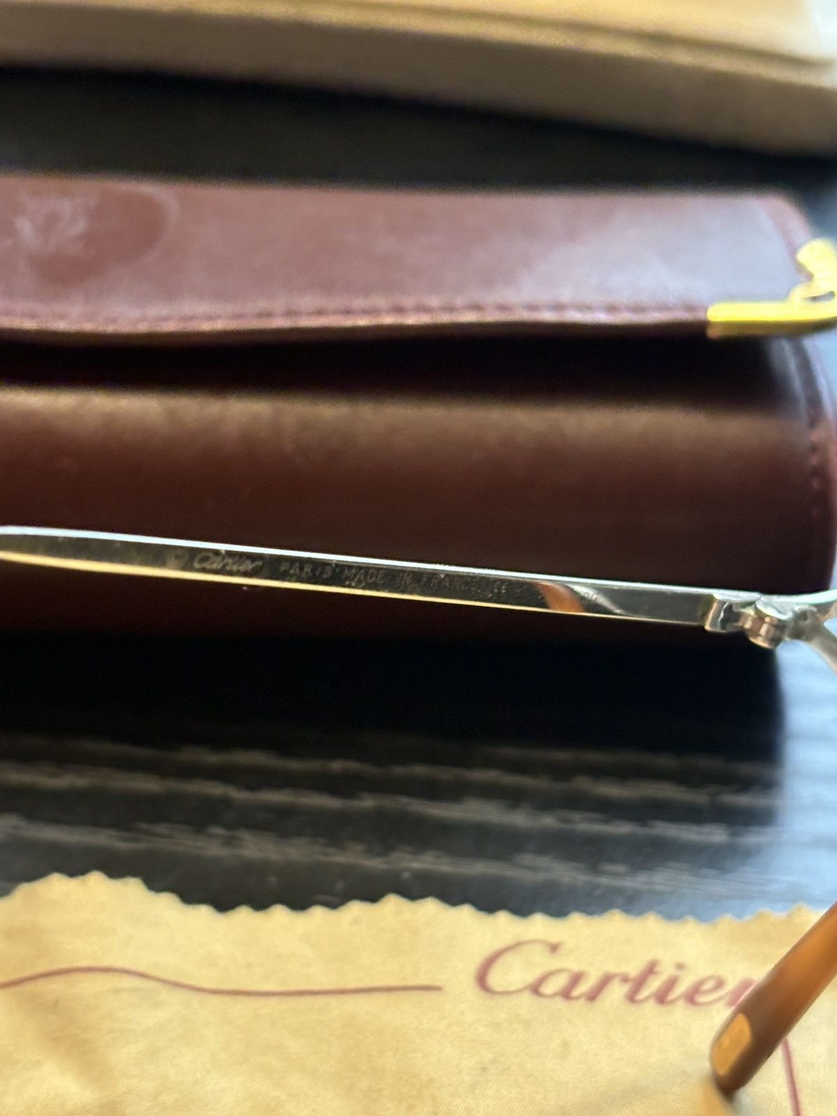 Cartier Vintage 90s Cartier Big C Glasses Size ONE SIZE - 5 Thumbnail