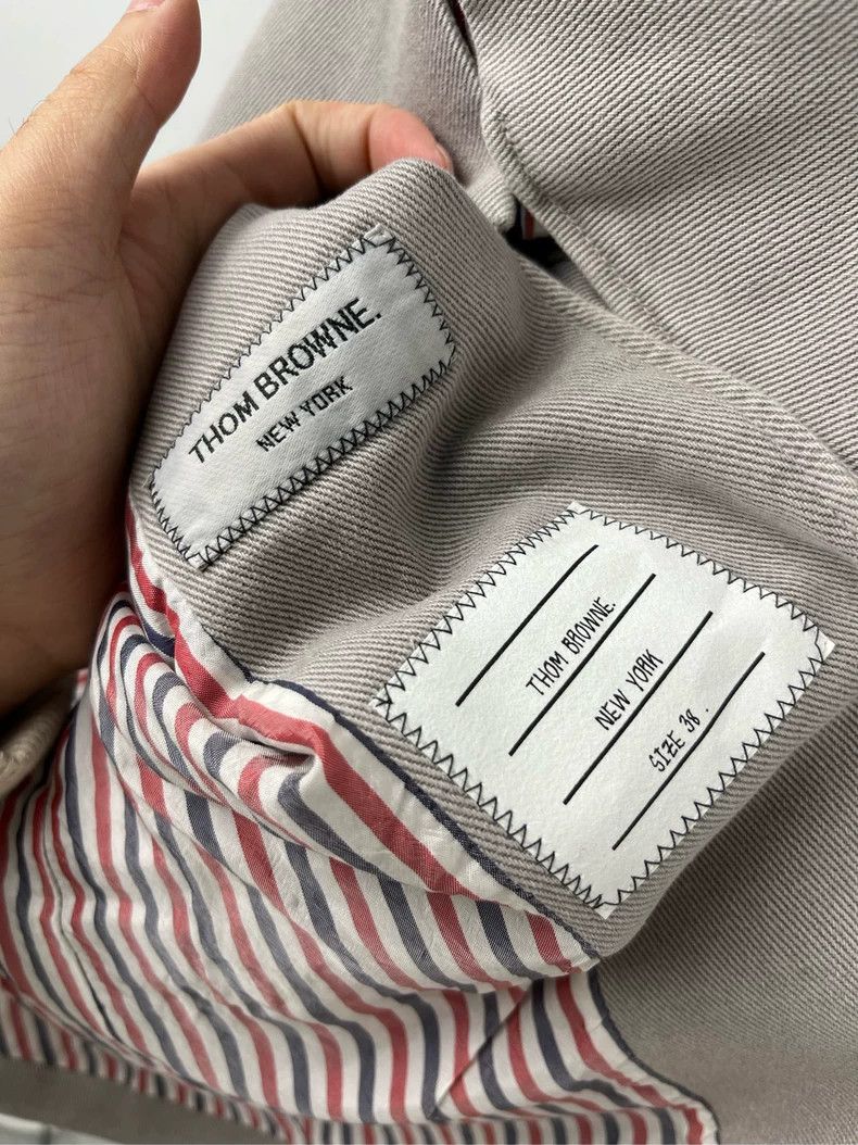 Thom Browne Thom Browne Gray collar long sleeve jacket Size XS / US 0-2 / IT 36-38 - 3 Thumbnail
