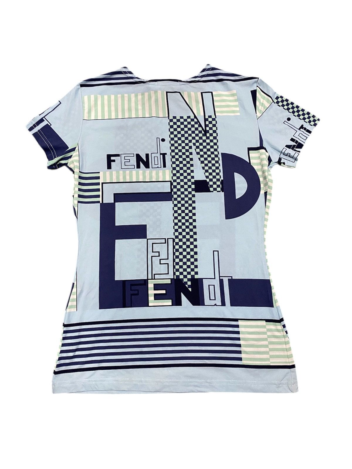 Fendi Vintage Fendi Women's Full Print Top Shirt Size M / US 6-8 / IT 42-44 - 3 Thumbnail