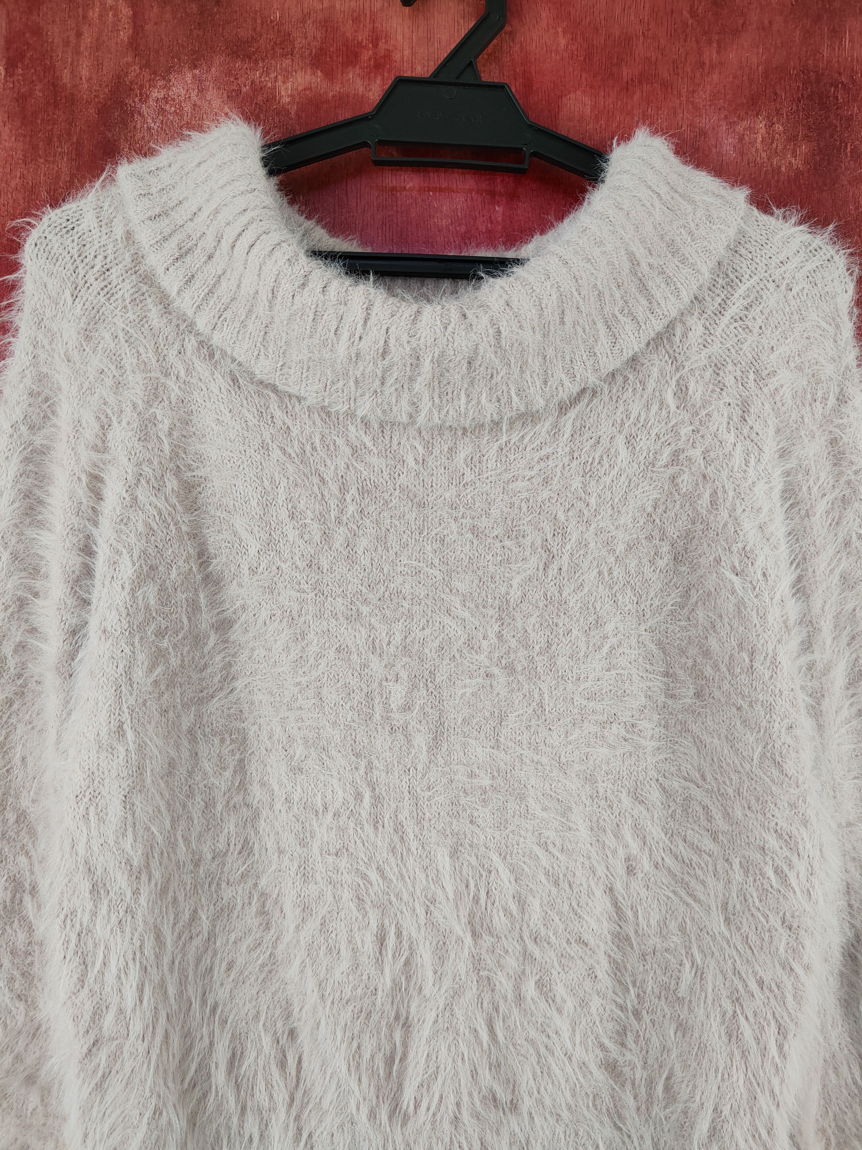 Homespun Knitwear × Japanese Brand Khalita Pink Shag Shaggy Fur Mohair Knitwear #S2075 Size S / US 4 / IT 40 - 2 Thumbnail