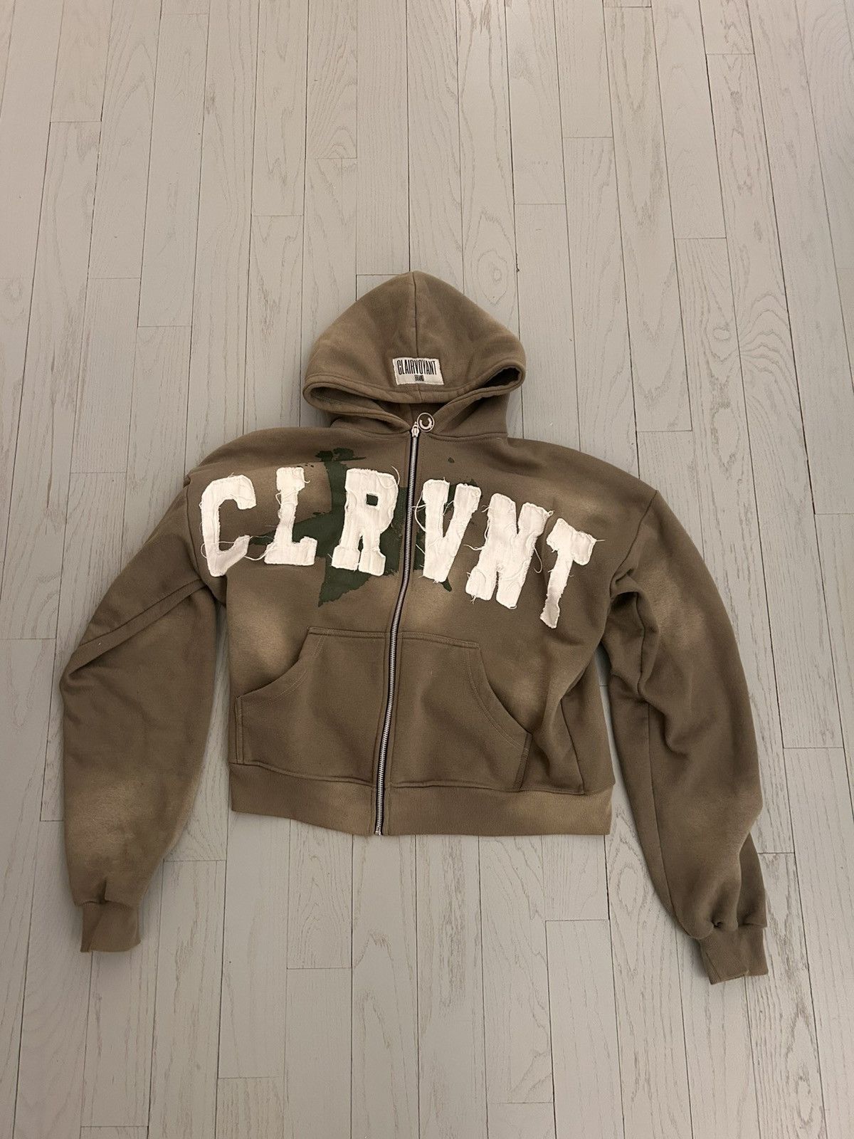 Other Clairvoyant Brand Green Hoodie, medium, white logo Size US M / EU 48-50 / 2 - 11 Thumbnail
