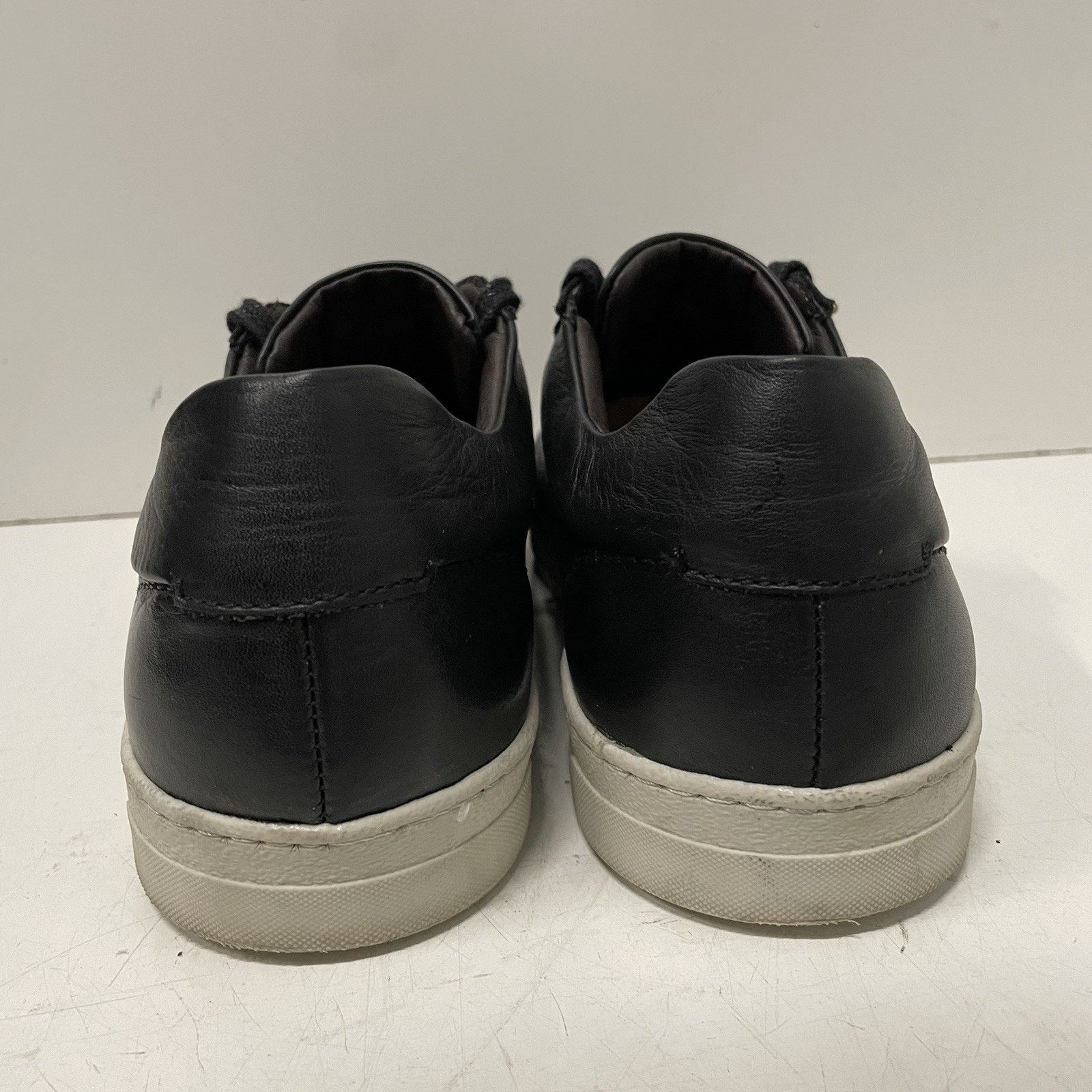 Bruno Magli $298 Bruno Magli Mens "Diego" Leather Sneakers Black US 11.5 Size US 11.5 / EU 44-45 - 5 Thumbnail