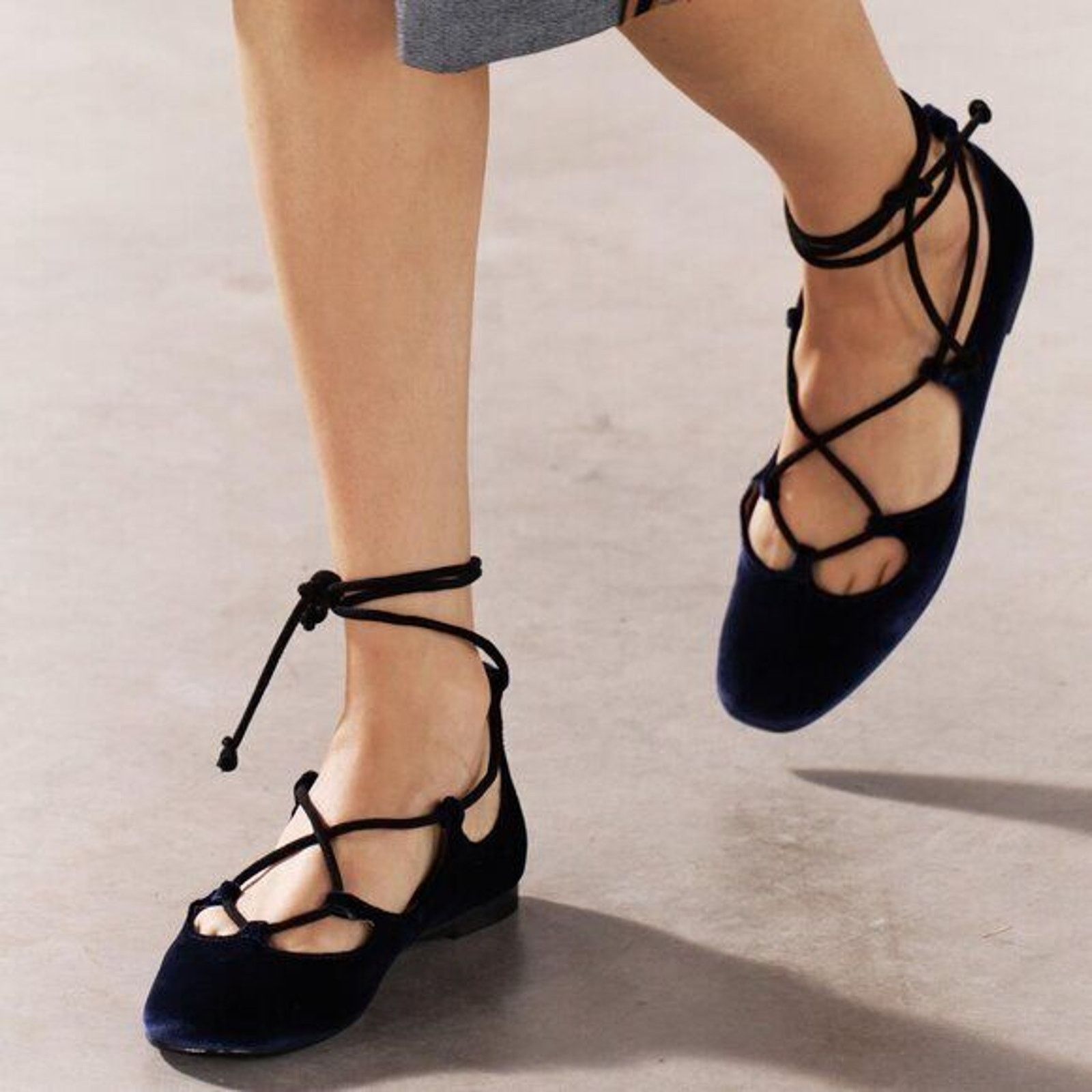 Zara ZARA Flats with Tie Closure NWT Size US 8 / IT 38 - 7 Thumbnail