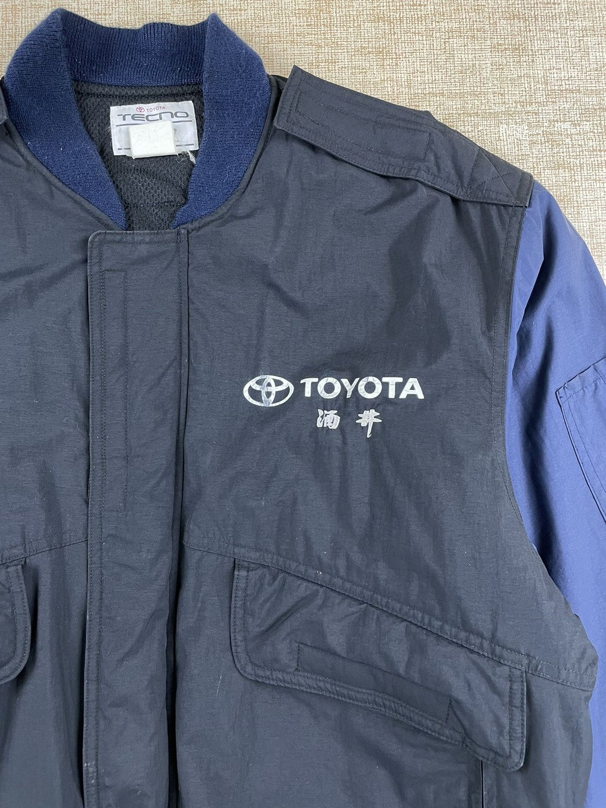 Vintage Vintage Toyota Techno Japan Racing Bomber Jacket Size US L / EU 52-54 / 3 - 5 Thumbnail