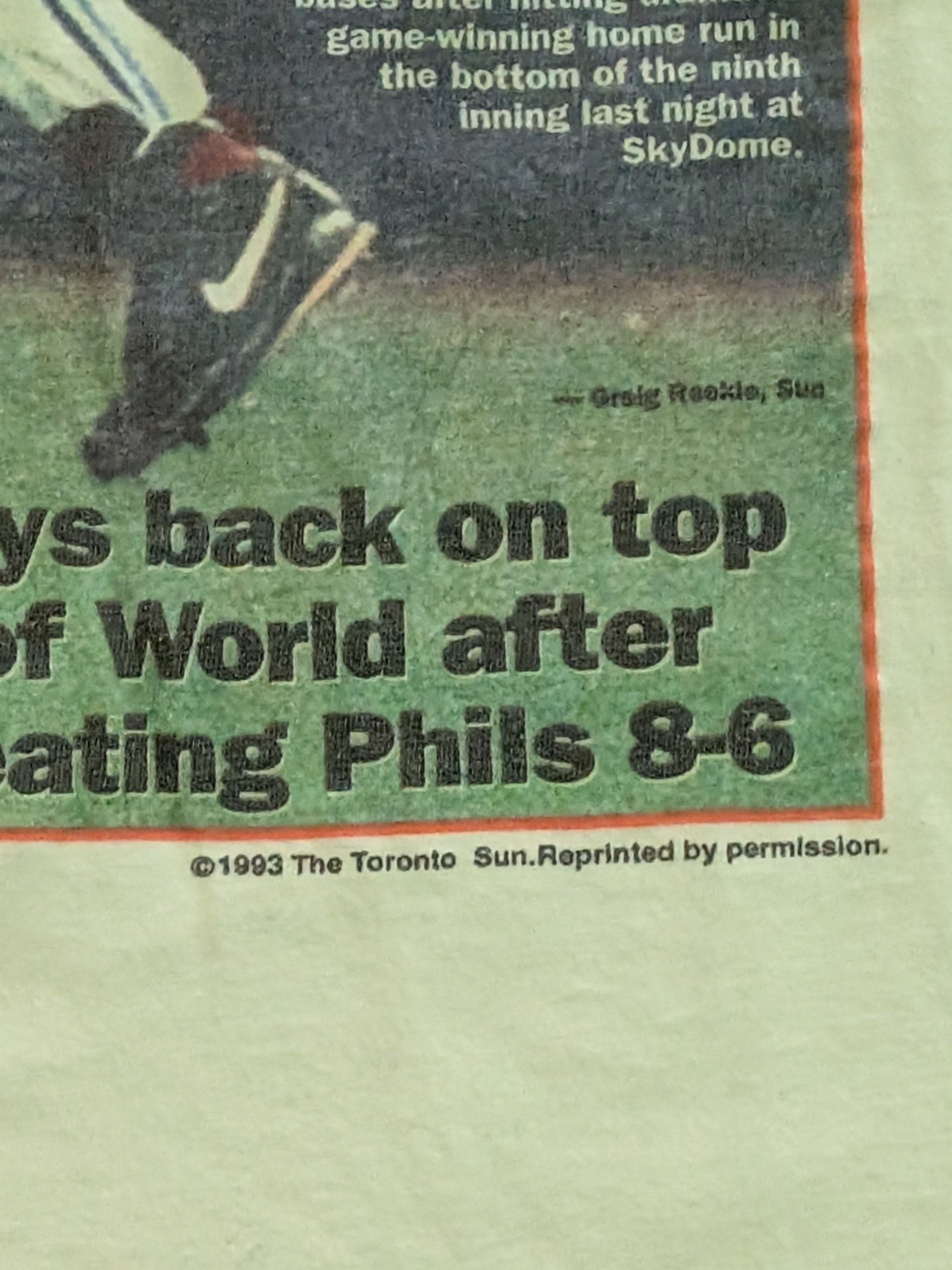 Other 1993 Toronto Blue Jays World Series Champs T-Shirt Size XL Size US XL / EU 56 / 4 - 3 Thumbnail