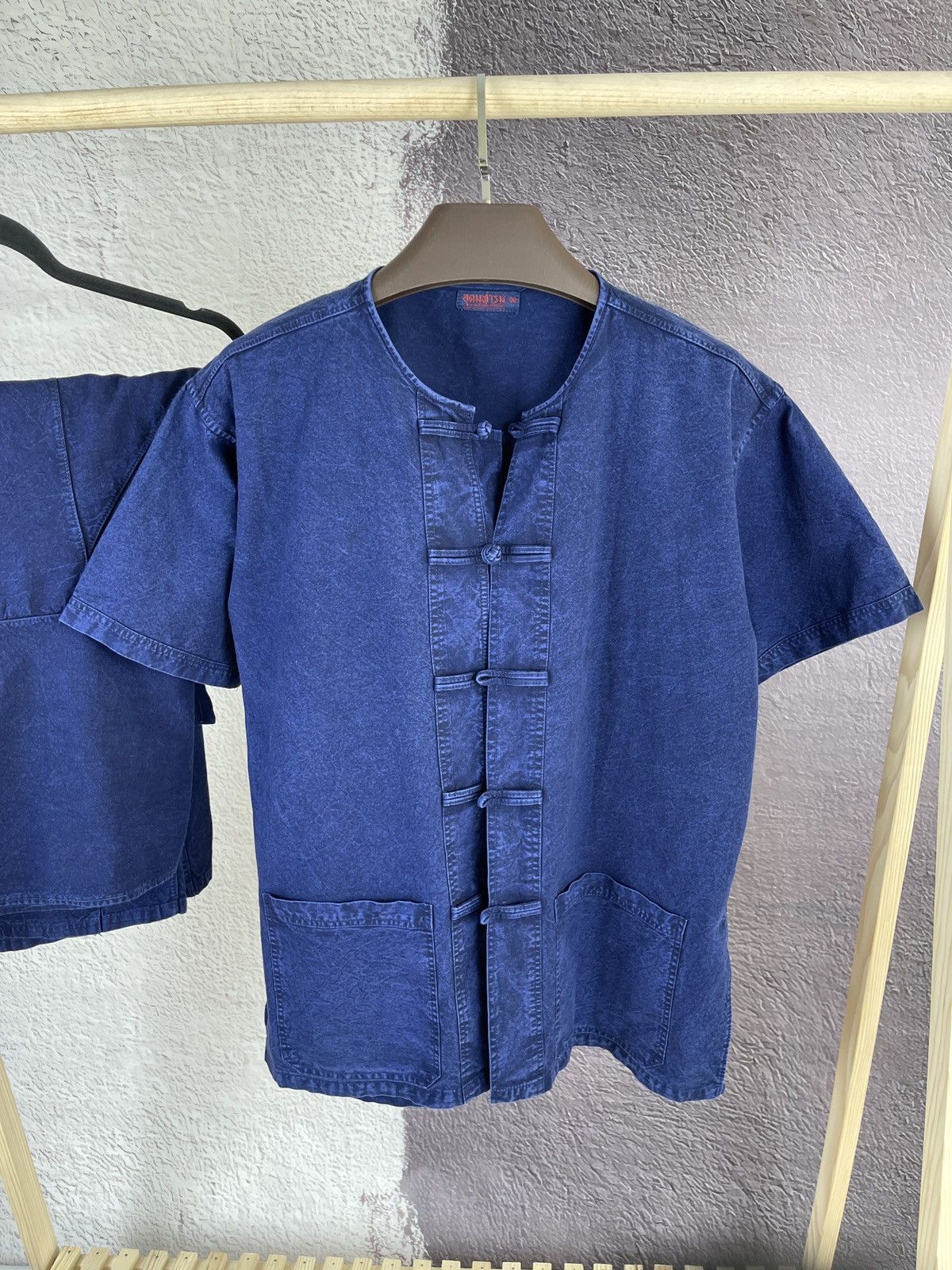 Japanese Brand Vintage Japanese kimono suit chore jacket bondage pants Size US L / EU 52-54 / 3 - 11 Thumbnail
