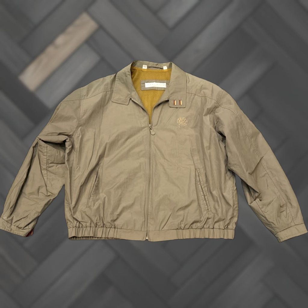 Perry Ellis Perry Ellis Bomber Jacket Mens L Beige Full Zip Long Sleeve Winter Fall Spring Casual Size US L / EU 52-54 / 3 - 1 Thumbnail