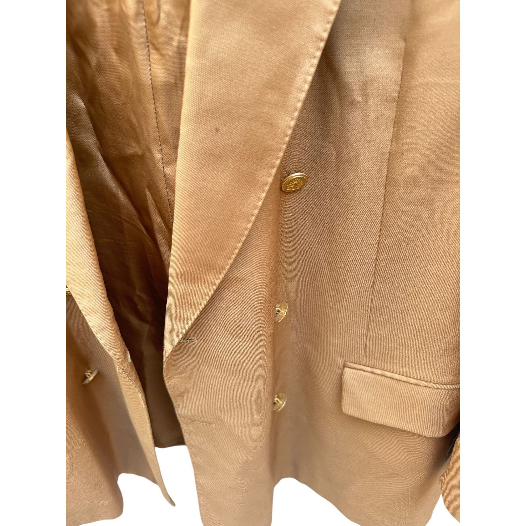 Balenciaga Beige Wool Blazer Jacket Size 44R - 8 Thumbnail
