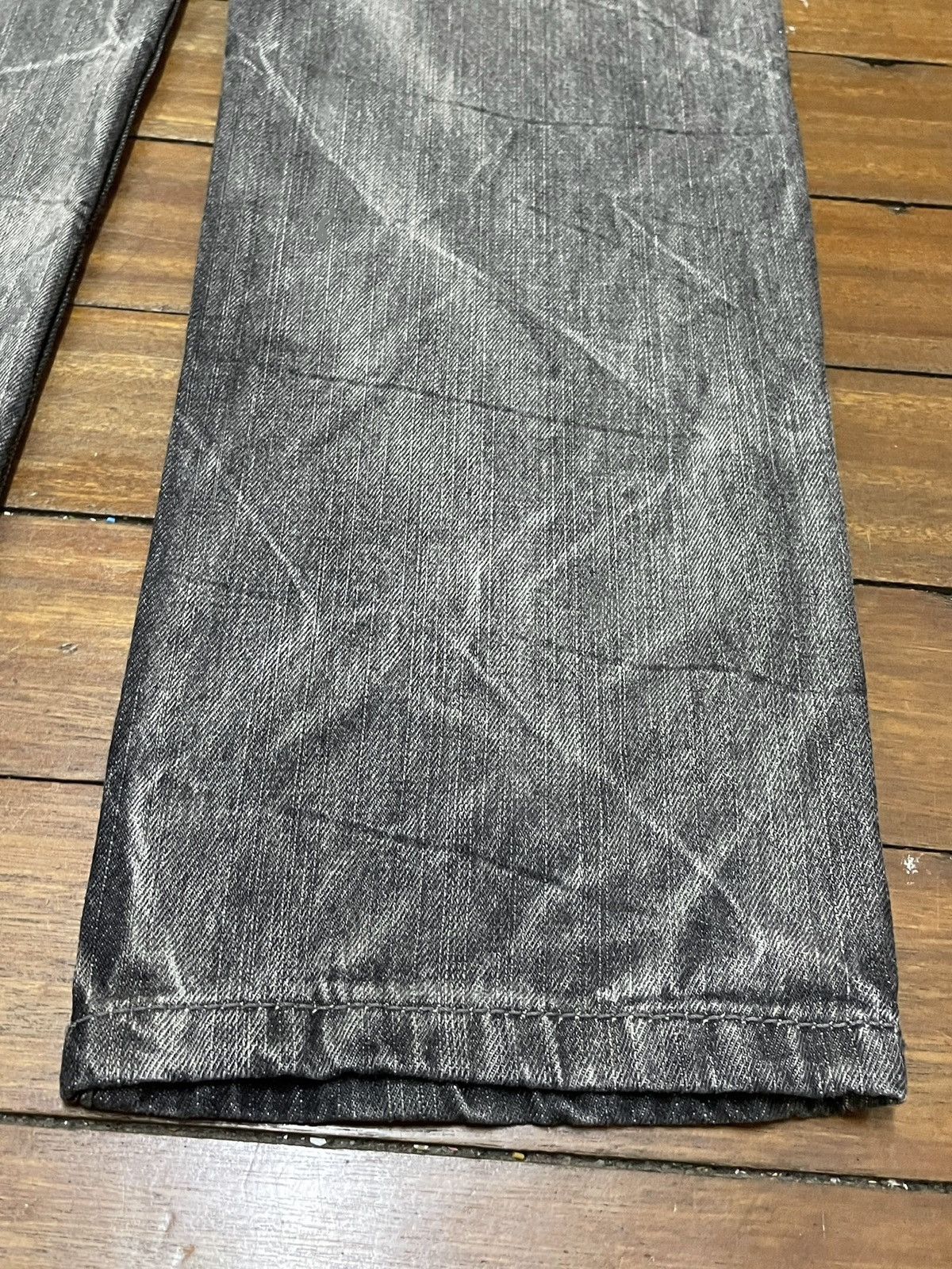 If Six Was Nine Rare Design Vintage Japanese Brand Distressed Jeans 2000s Size US 31 - 8 Thumbnail