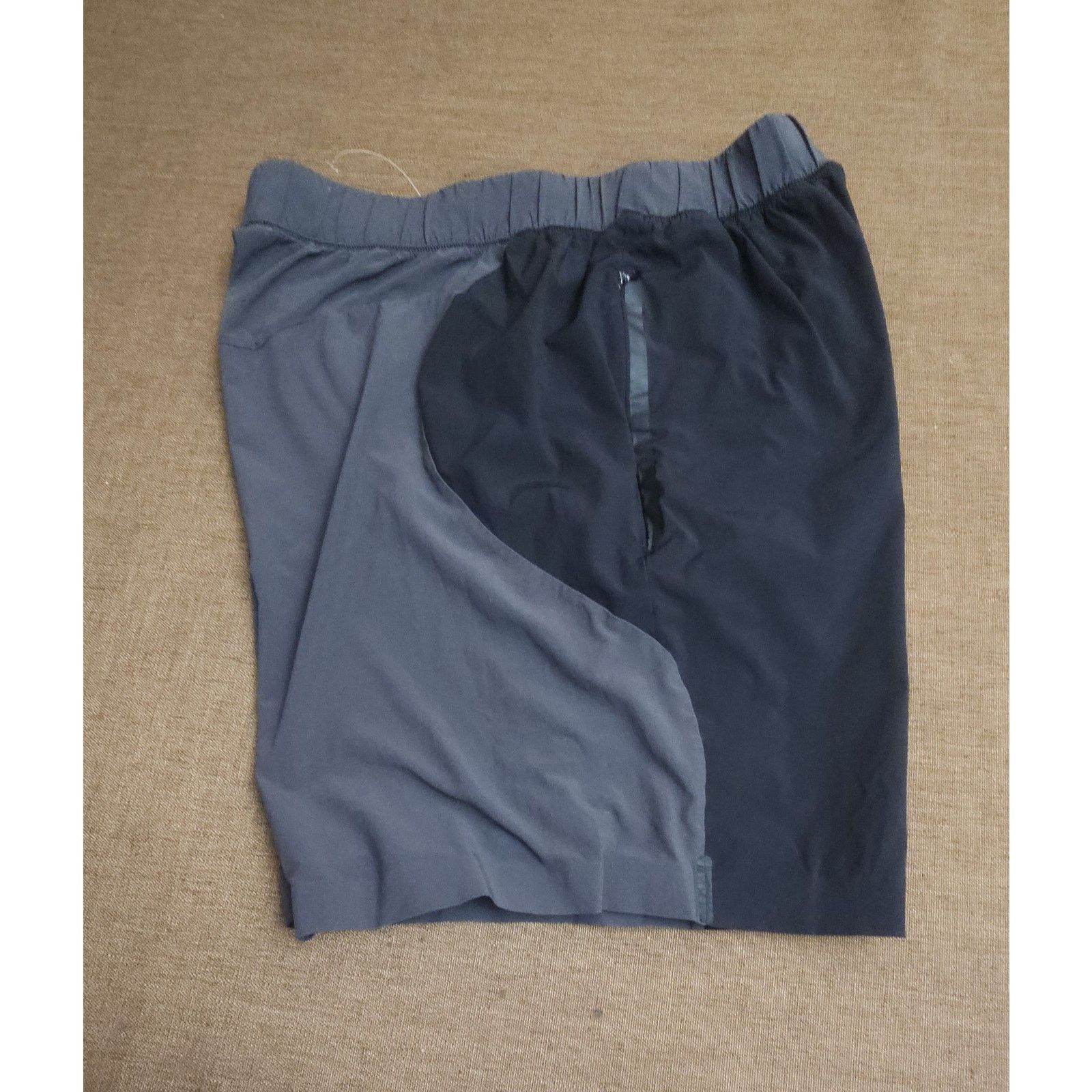 Lululemon Lululemon Surge Short 8" Lined Zip Pockets Black,Gray Sz M Size US M / EU 48-50 / 2 - 4 Thumbnail