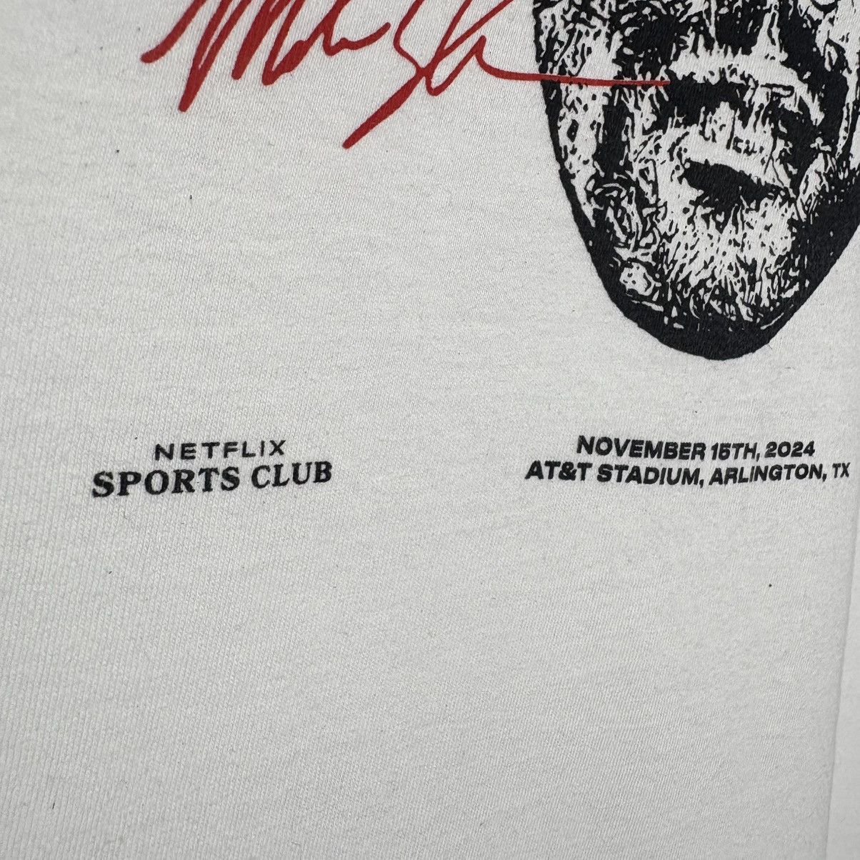 Vintage Mike Tyson Vs Jake Paul Boxing Netflix Promo Graphic T-Shirt Size US XL / EU 56 / 4 - 5 Thumbnail