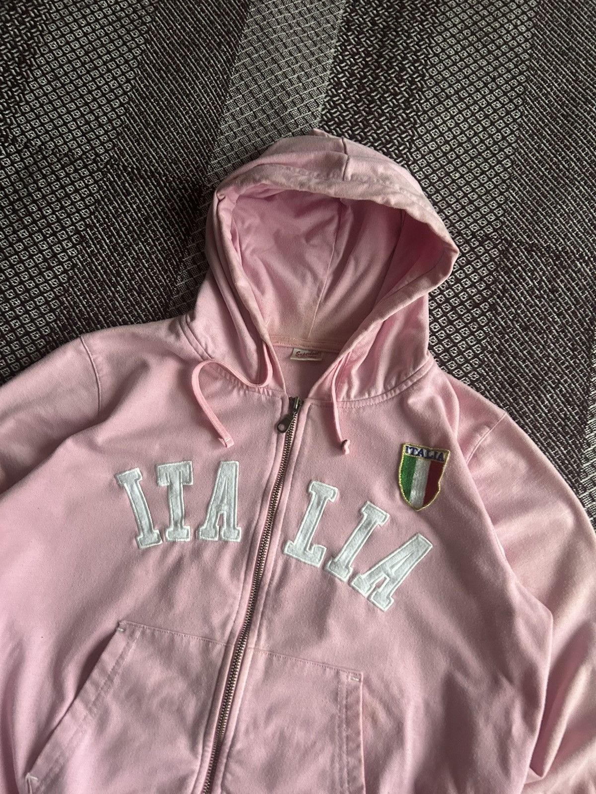Vintage Vintage Zip Up Hoodie Italia Big Logo Streetweae Y2K Size M Size M / US 6-8 / IT 42-44 - 3 Thumbnail