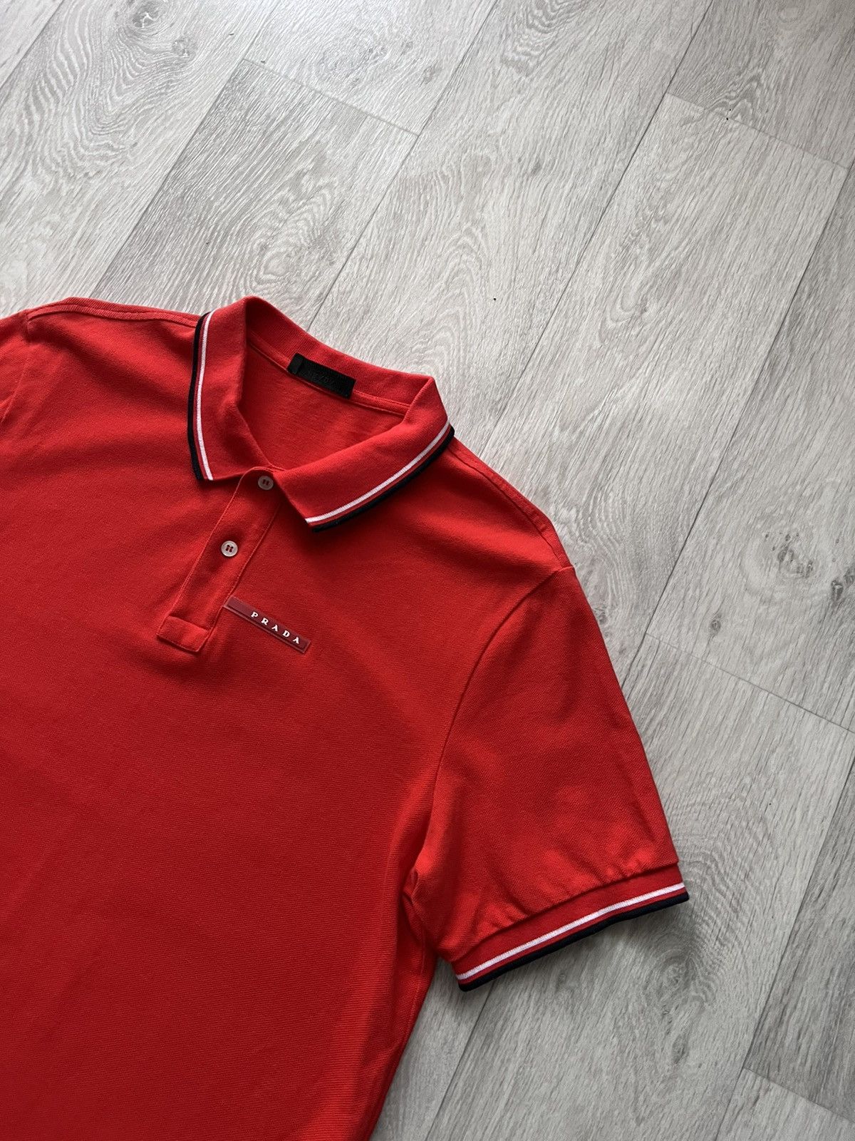 Prada Prada Polo T Shirt Size US XXL / EU 58 / 5 - 2 Thumbnail