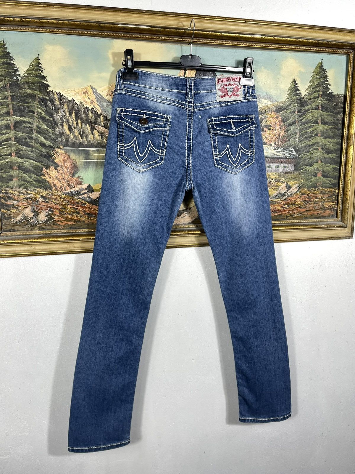 True Religion × Vintage True Religion Vintage Y2k Blue Denim Jeans Pants Drip Swag Size 30" / US 8 / IT 44 - 10 Thumbnail