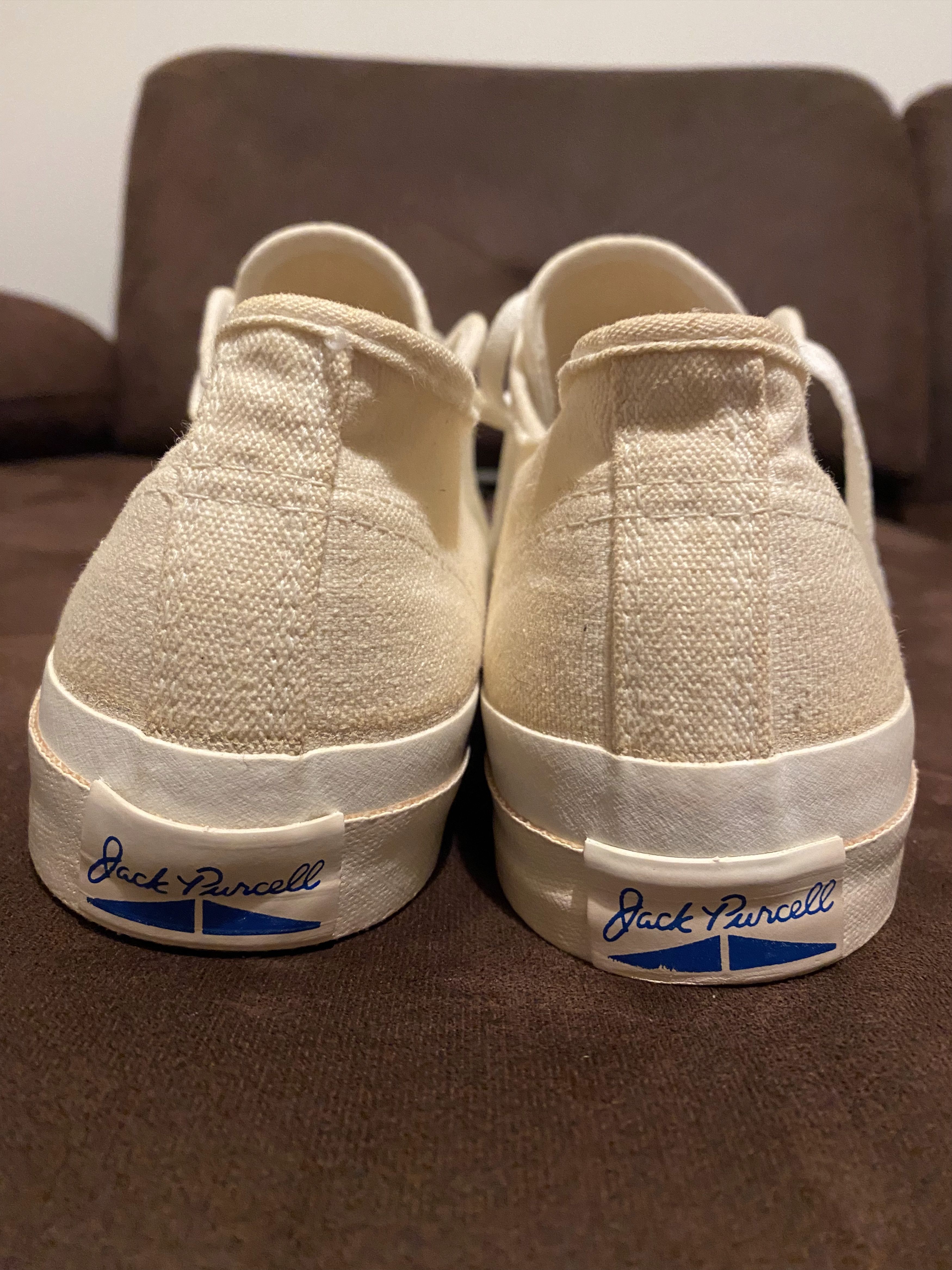 Converse Vintage 90s Converse Jack Purcell Made In USA Blue Smile Size US 8.5 / EU 41-42 - 4 Thumbnail