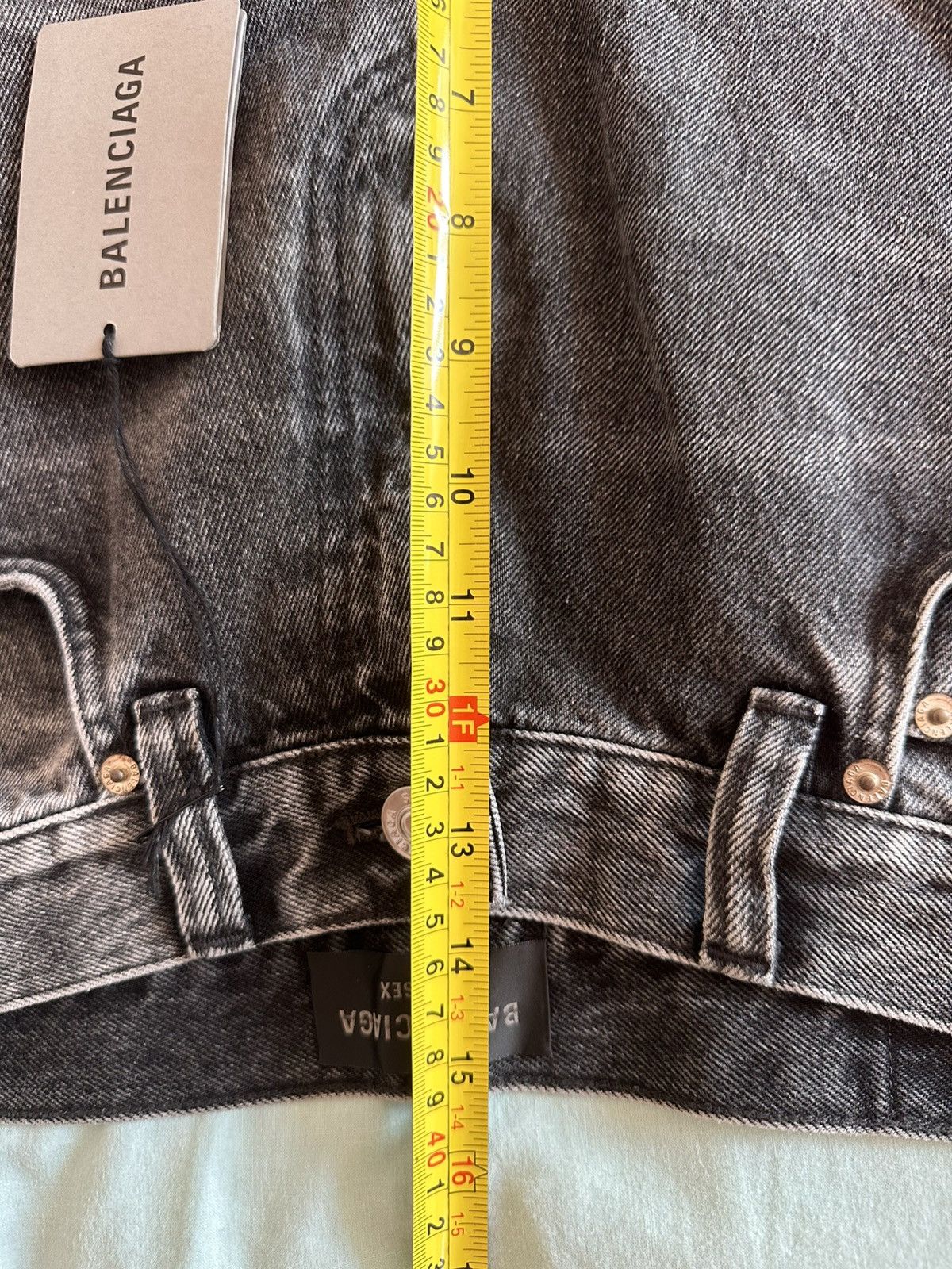 Balenciaga [XS] Fall22 The Lost Tape Gray flared jeans Size US 31 - 16 Thumbnail