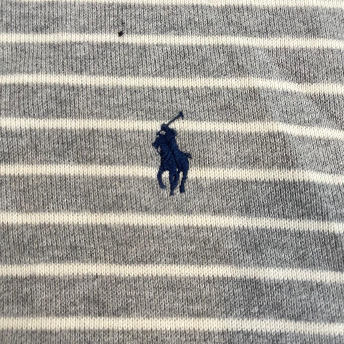 Polo Ralph Lauren Polo Ralph Lauren Striped Grey Half Zip Sweater Jumper Size US L / EU 52-54 / 3 - 3 Thumbnail