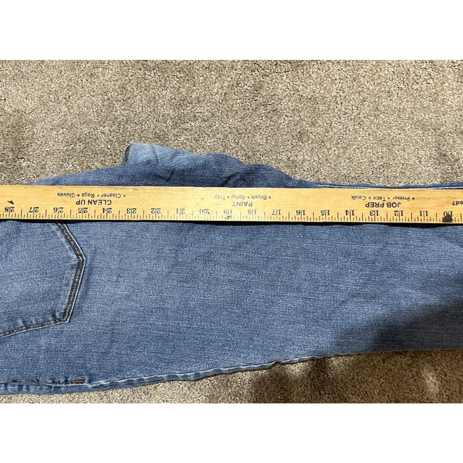 Old Navy Old Navy Jeans Skinny Mid Rise Women's 12 Short Stretch Blue Denim Cotton Polyester Spandex Regular 29.5 Inseam Size 34" / US 12 / IT 48 - 7 Thumbnail