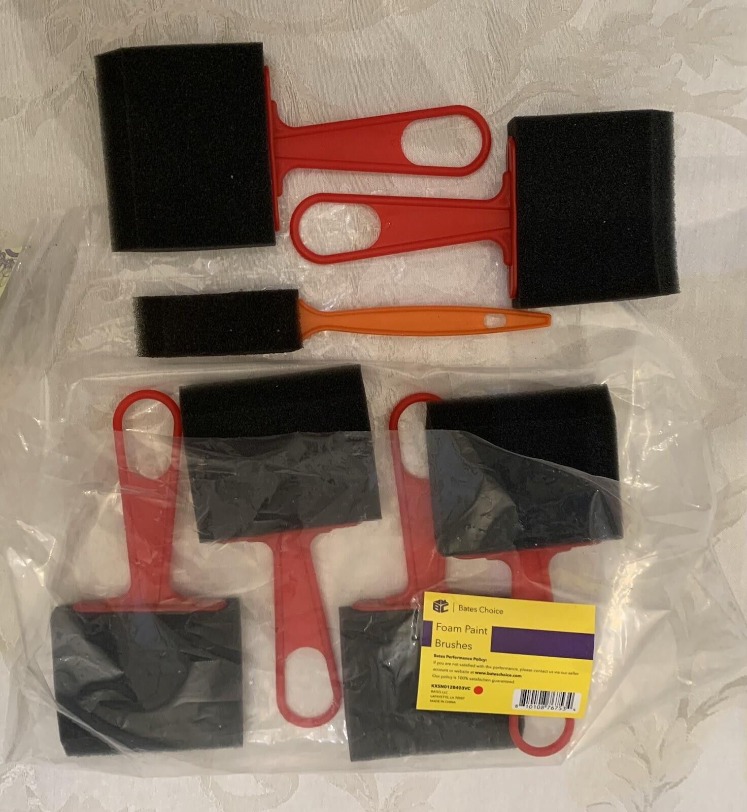 Other 7 Various Bates Choice Foam Paint Brushes Size ONE SIZE - 1 Preview