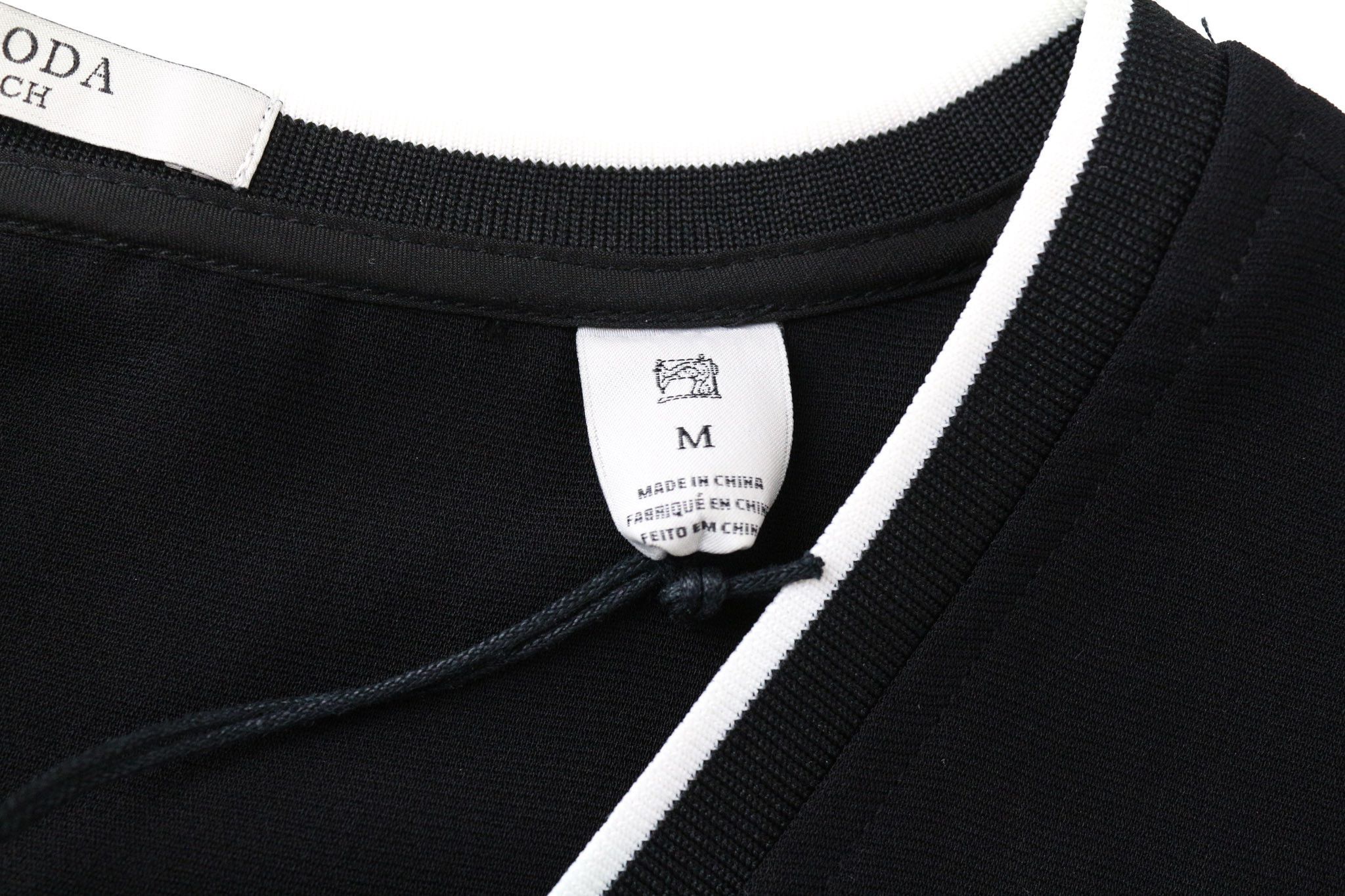 Maison Scotch M Black Layered Short Sleeve V-Neck Dress 74067 Size M / US 6-8 / IT 42-44 - 6 Thumbnail