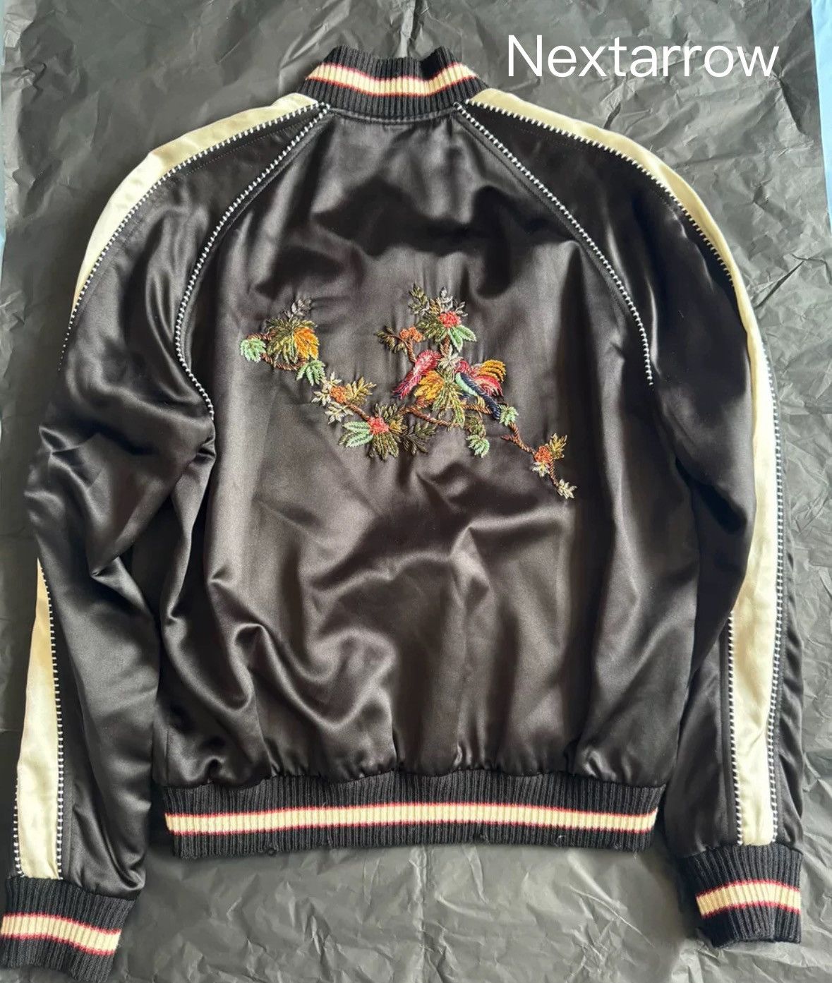 Saint Laurent Paris × Yves Saint Laurent Saint Laurent's out of print embroidery heavy-duty jacket Size US S / EU 44-46 / 1 - 2 Thumbnail