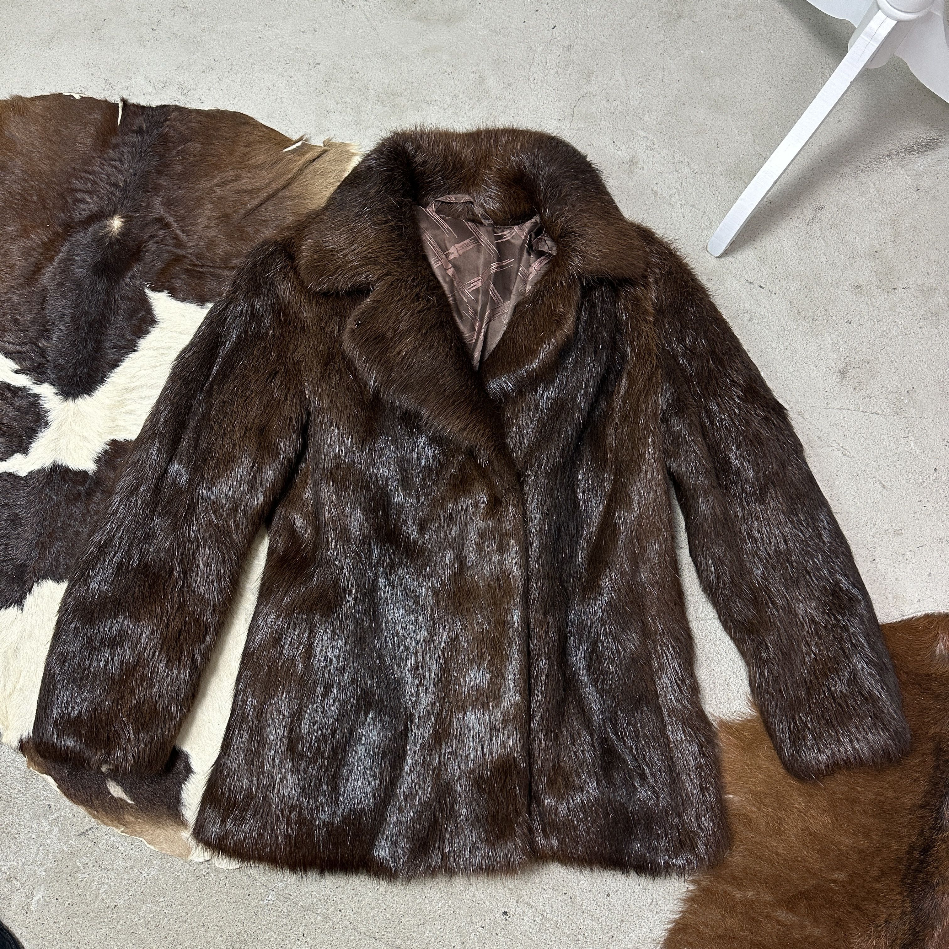Vintage Vintage Old Money Classy Nutria Real Fur Coat 90s Size M / US 6-8 / IT 42-44 - 3 Thumbnail