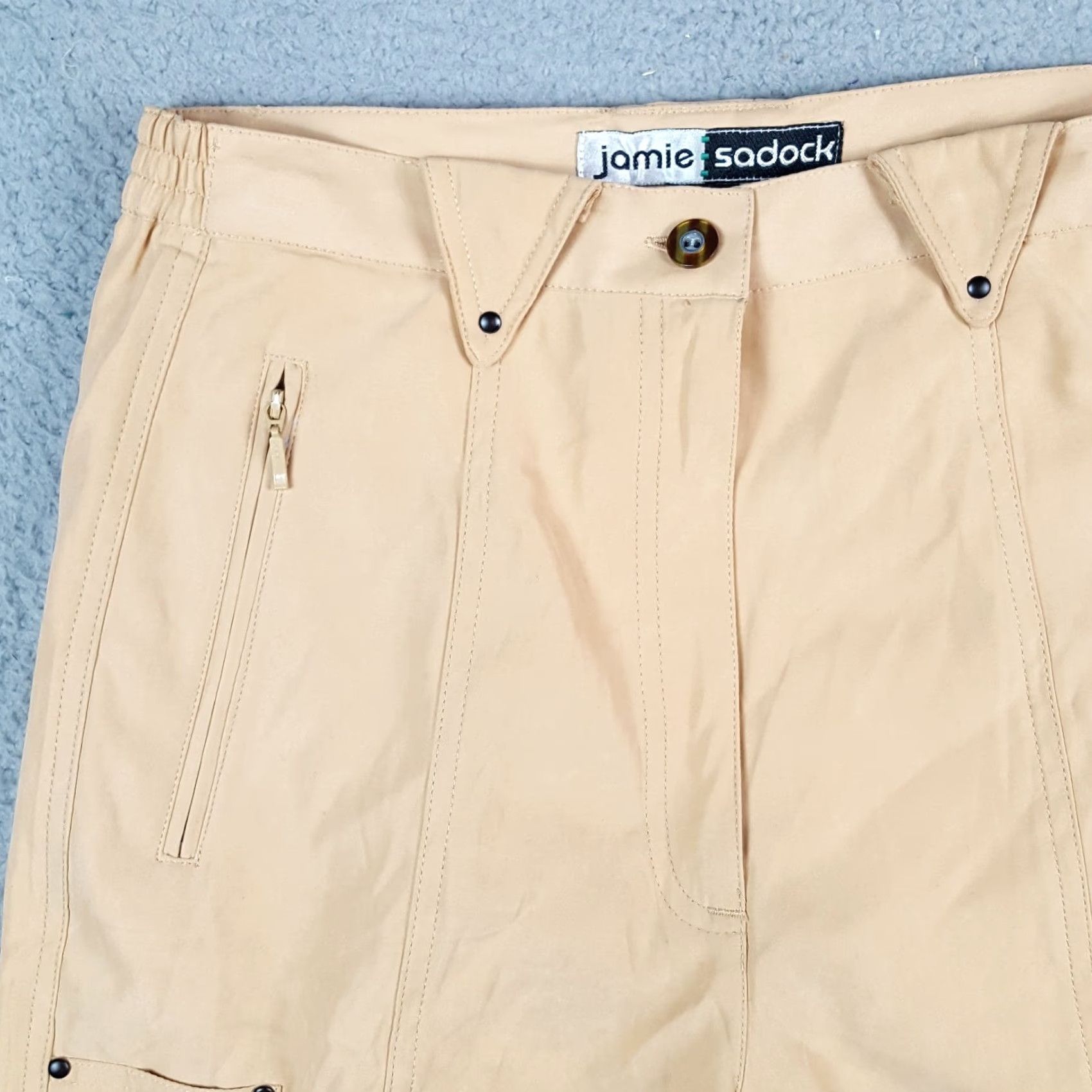 Vintage VINTAGE Jamie Sadock Chino Shorts Womens Size 8 Khaki Y2K Preppy Relaxed Fit Golf Shorts Size 30" / US 8 / IT 44 - 2 Thumbnail