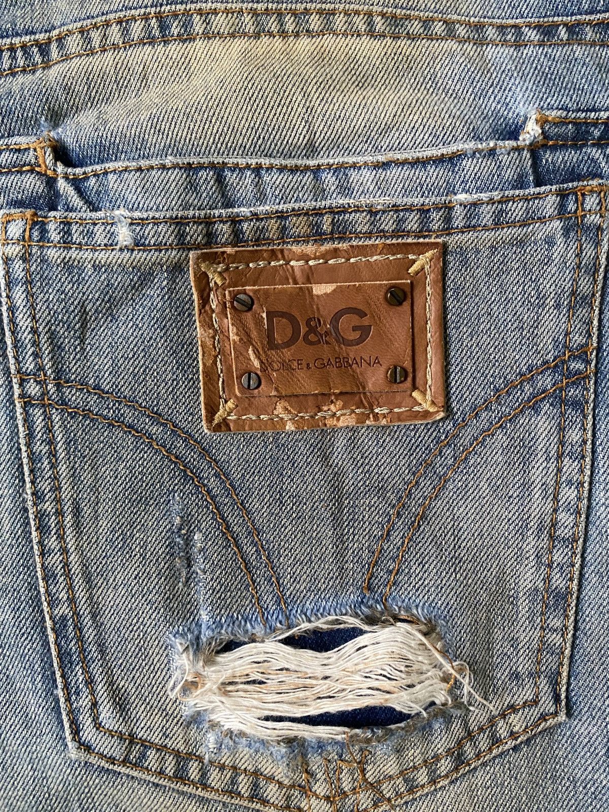 Dolce & Gabbana Dolce & Gabbana Distressed Rusty Denim Size US 34 / EU 50 - 19 Thumbnail