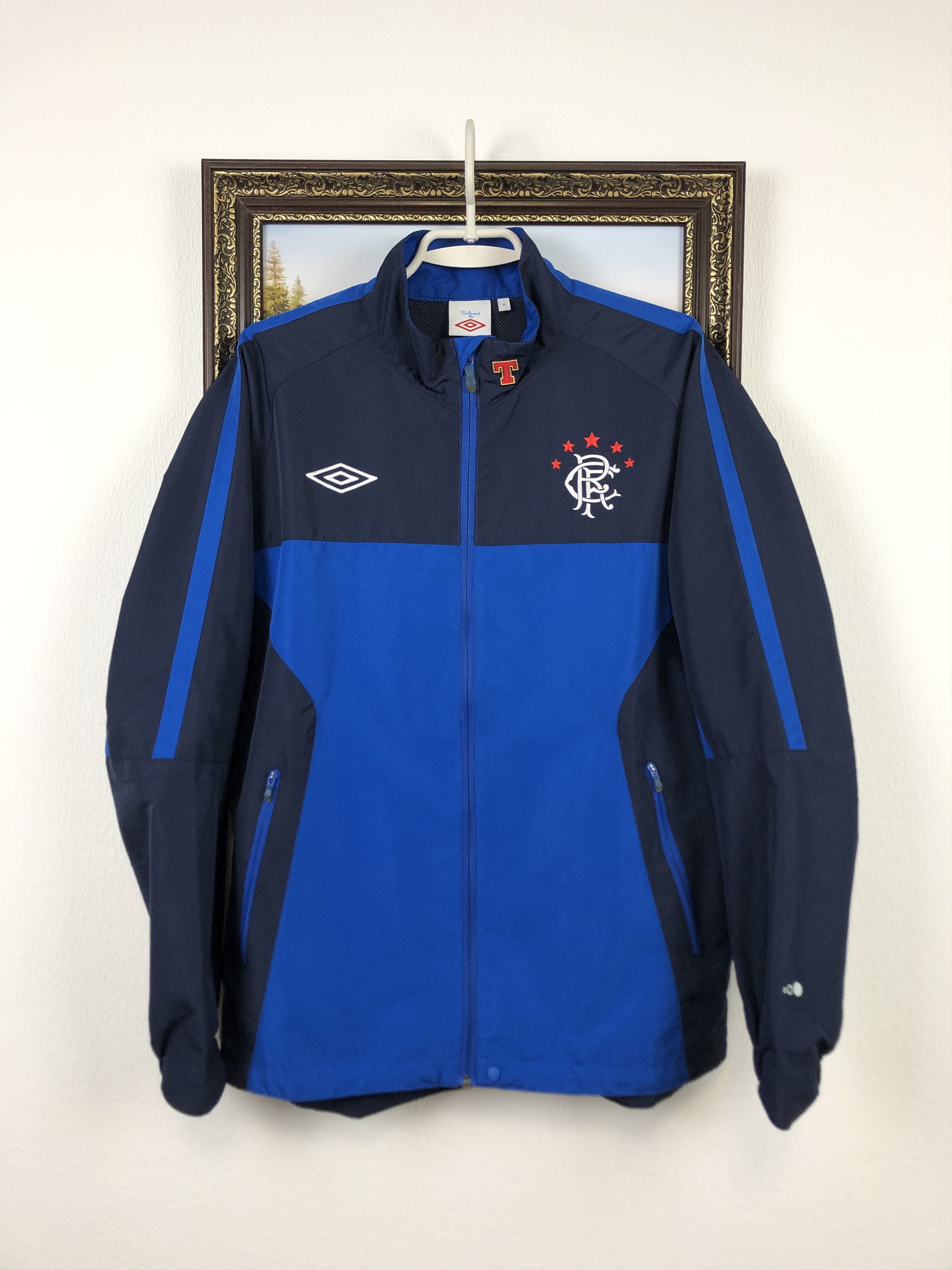 Vintage Vintage Rangers Football Sweatshirt Soccer Jacket Track Top Size US M / EU 48-50 / 2 - 1 Thumbnail