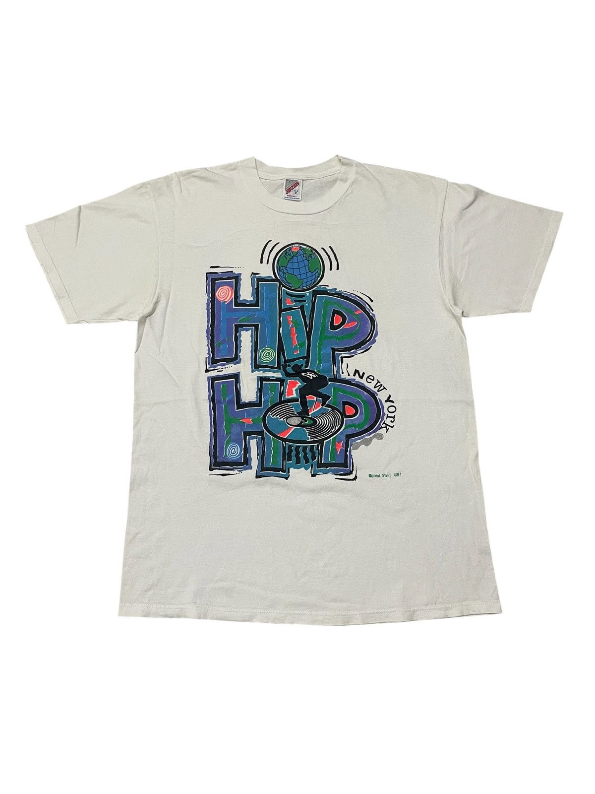 Product Of New York Vintage 90s HIP HOP New York by Street Stafy 90 Tshirt Size US L / EU 52-54 / 3 - 1 Thumbnail