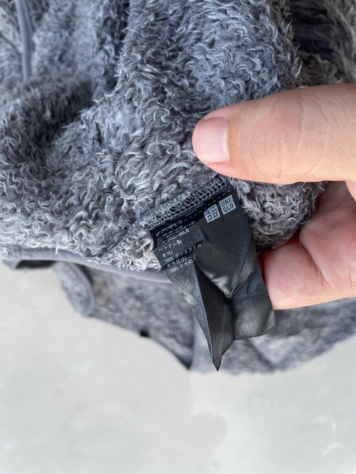 Japanese Brand × Uniqlo UNIQLO FLEECE SINGLE POCKET WITH LEFT SIDE BUTTON Size US XL / EU 56 / 4 - 7 Thumbnail