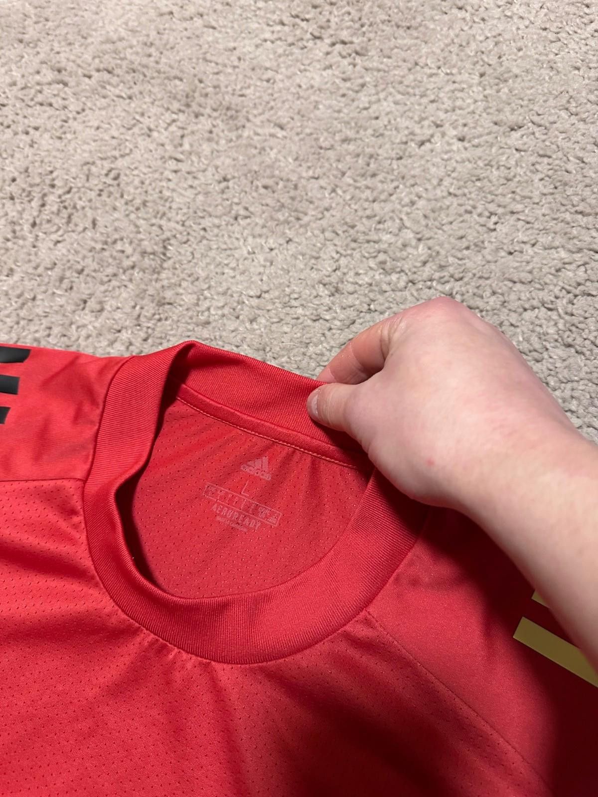 Adidas 2019-20 Belgium adidas Football Soccer Training Shirt Sz L Size US L / EU 52-54 / 3 - 4 Thumbnail