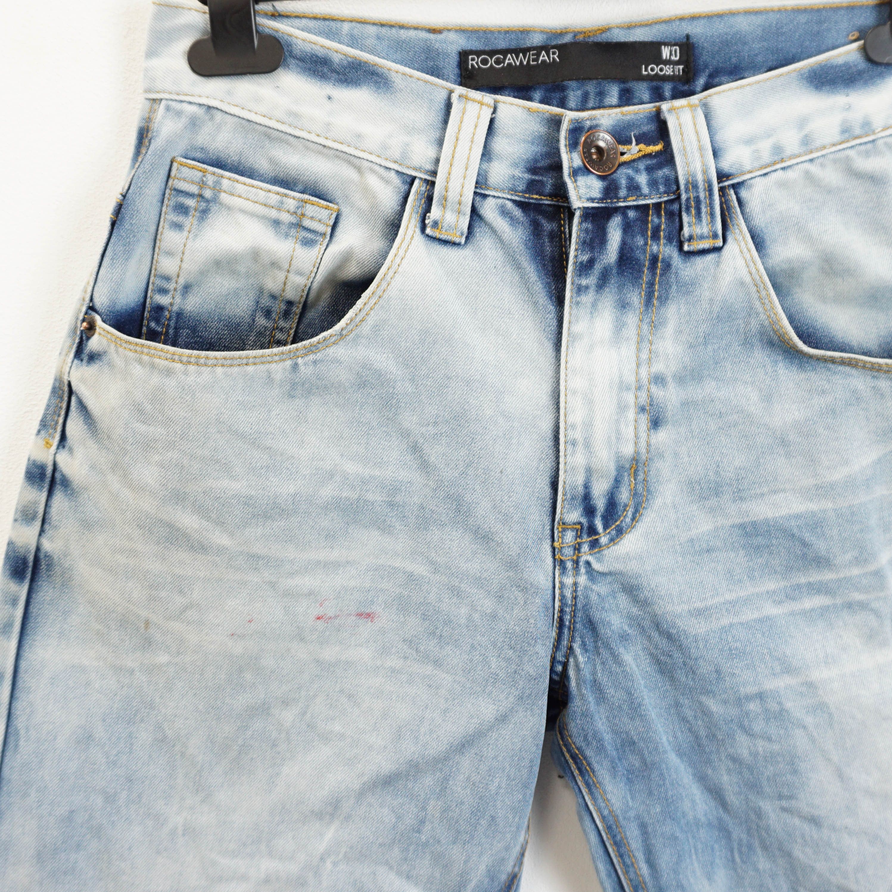 Rocawear Archive Blue Loose Fit Jeans Size US 30 / EU 46 - 4 Thumbnail