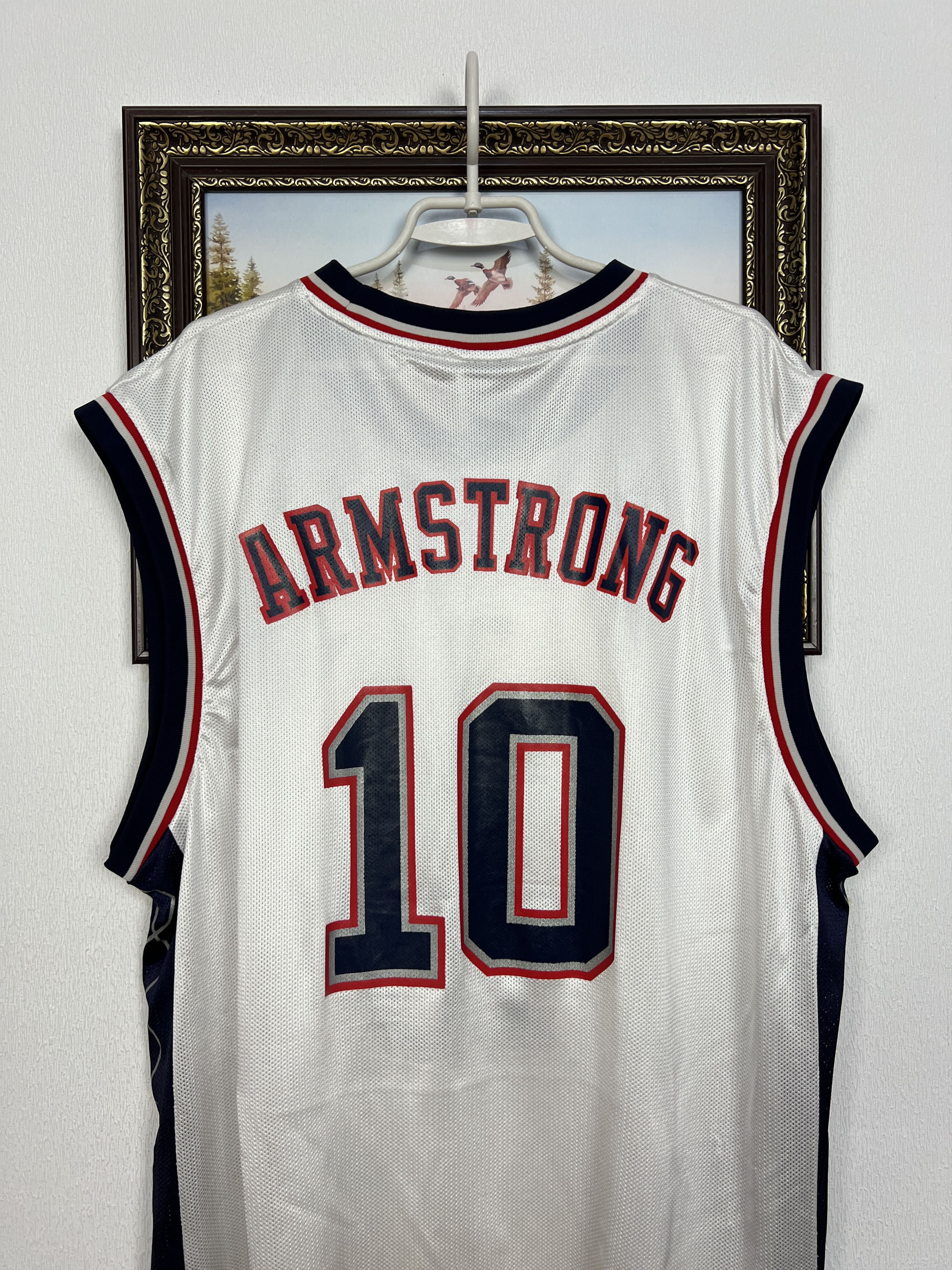 Adidas Vintage NBA New Jersey Nets #10 Armstrong Jersey Trikot Size US XXL / EU 58 / 5 - 8 Thumbnail