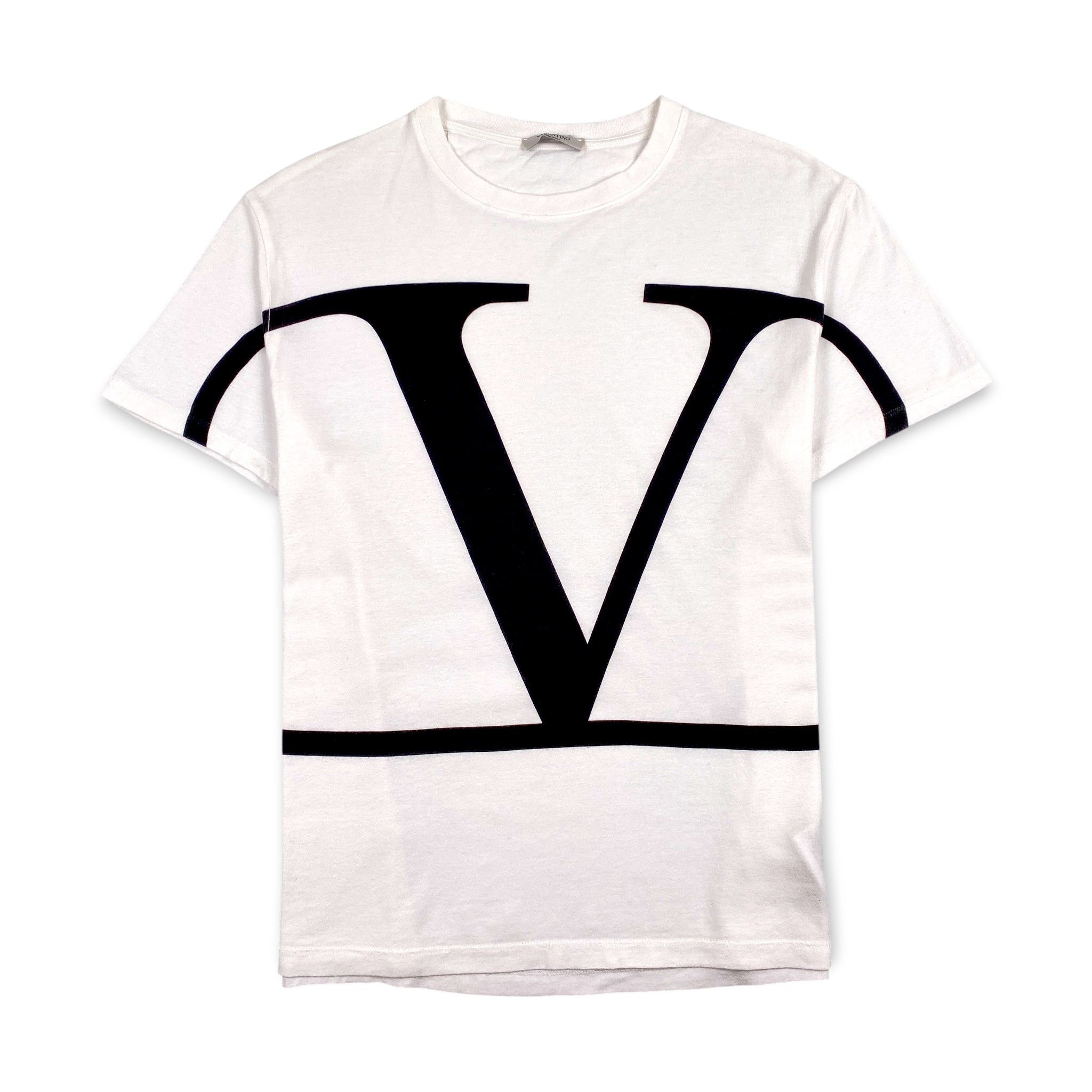Valentino V Logo T-Shirt Size US L / EU 52-54 / 3 - 1 Thumbnail