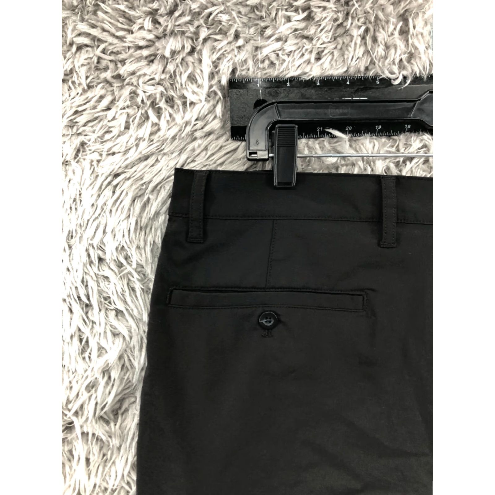 Chaps Chaps Bermuda Shorts Mens Size 36 Dark Wash Black Logo 5-Pocket Front Flat Front Regular Rise Mid 9in Inseam Cotton Blend Size US 36 / EU 52 - 7 Thumbnail