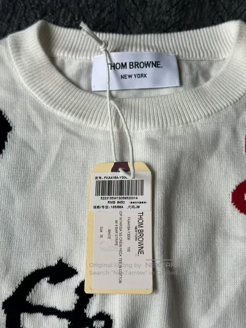 Thom Browne Thom Browne Anchor Knit Short Sleeve Size XS / US 0-2 / IT 36-38 - 4 Thumbnail