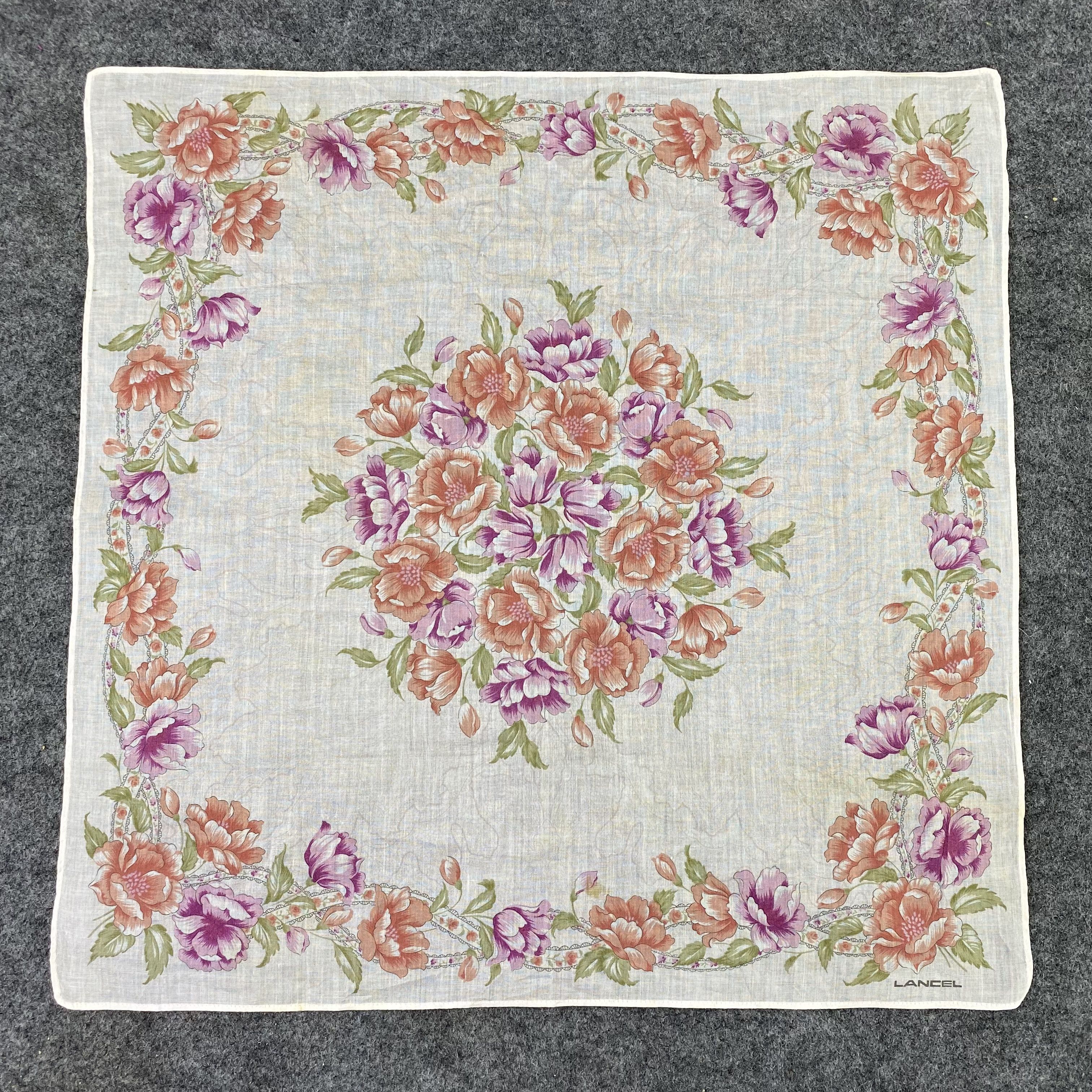 Lancel Lancel Handkerchief / Bandana / Neckerchief-B482 Size ONE SIZE - 3 Thumbnail