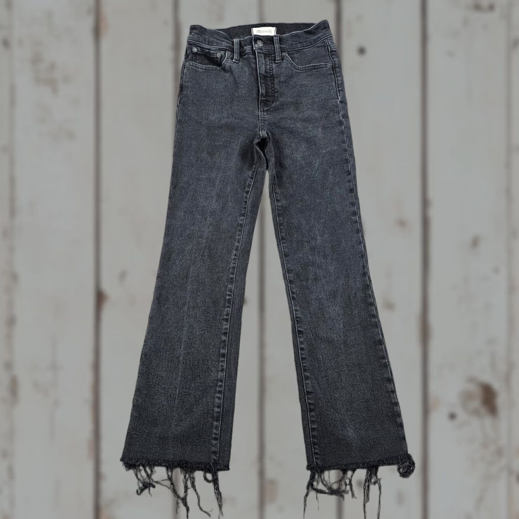 Madewell VINTAGE Madewell Jeans Women's Bootcut Denim High Rise Stretch 26 Black 24x27 Cali Demi Womens Size 26" / US 2 / IT 38 - 1 Thumbnail