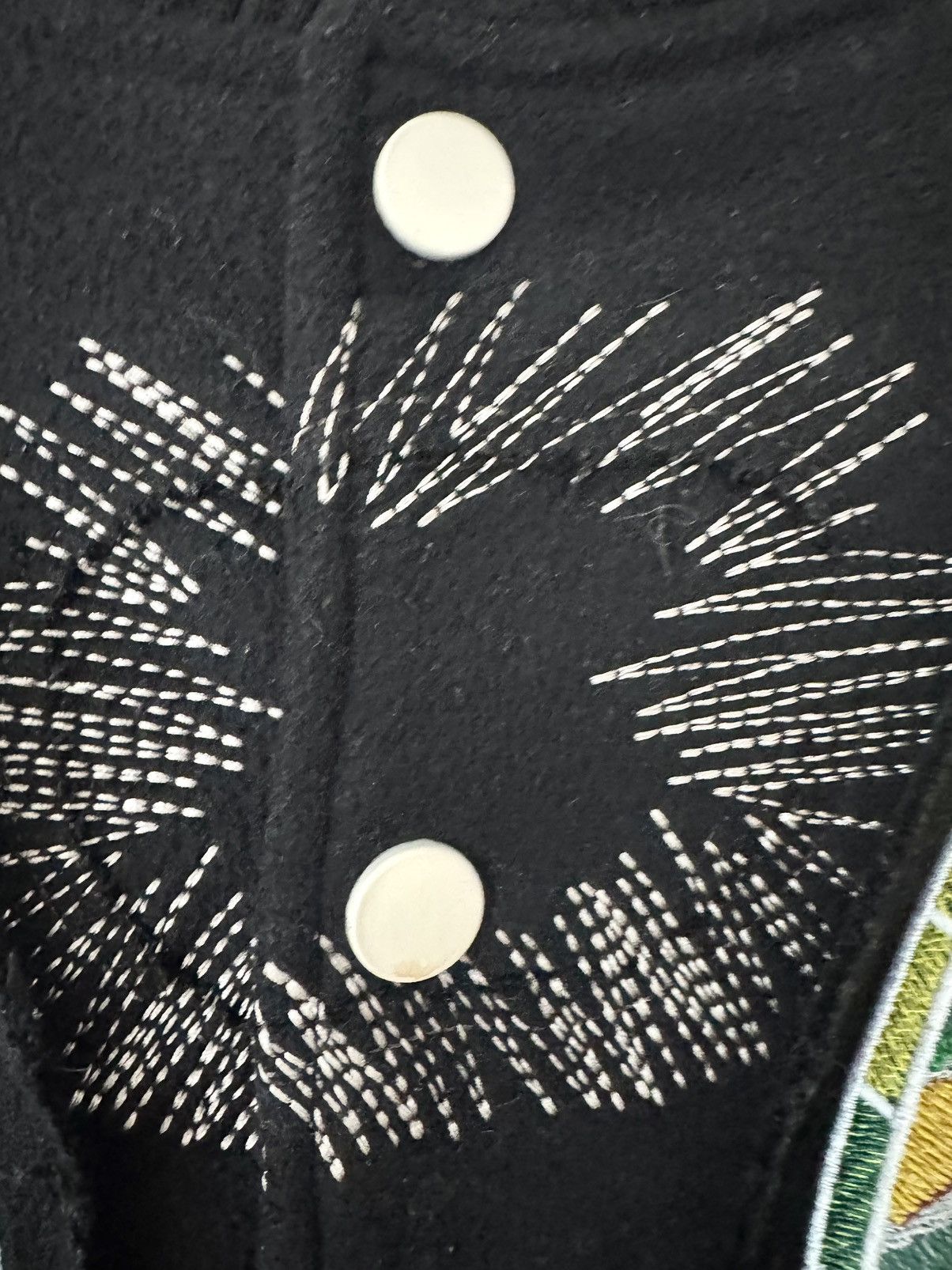 Who Decides War Who Decides War “Stained Glass” Varsity Jacket Black/Grey M Size US M / EU 48-50 / 2 - 8 Thumbnail