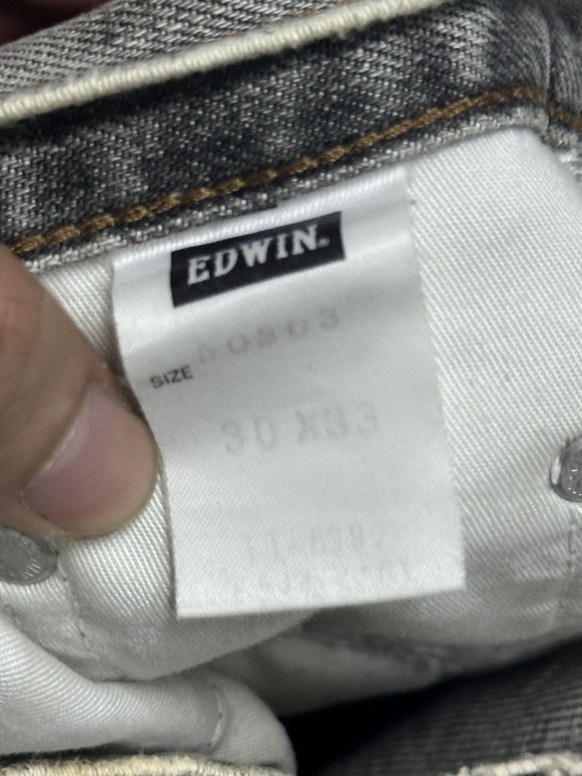 Edwin Edwin 503 Vintage Jeans With Baggy Loose Style Faded Wash Size US 30 / EU 46 - 11 Thumbnail
