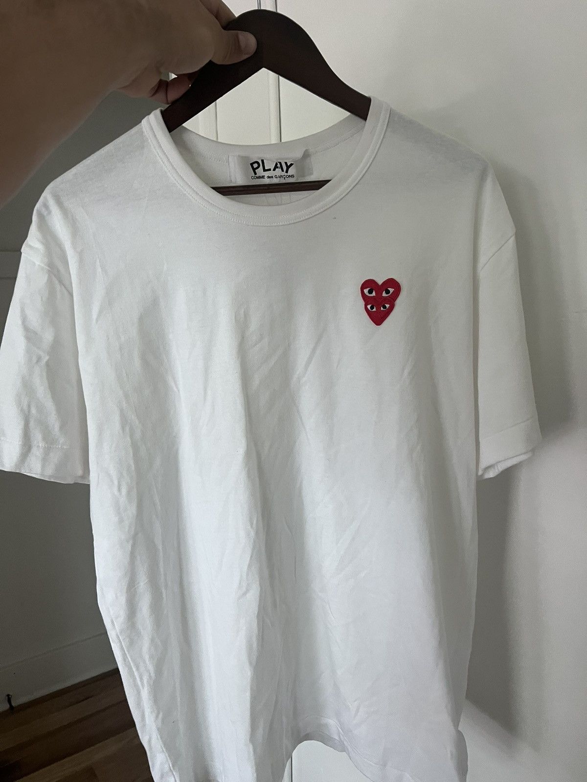 Comme des Garcons PLAY Comme des Garçons PLAY Heart Tee (XXL) Size US XXL / EU 58 / 5 - 1 Thumbnail