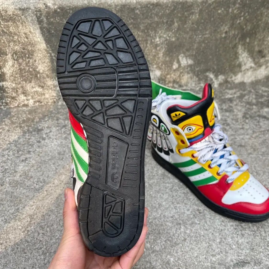 Adidas × Jeremy Scott Adidas x Jeremy Scott Forum Hi Totem Size US 7 / IT 37 - 6 Thumbnail
