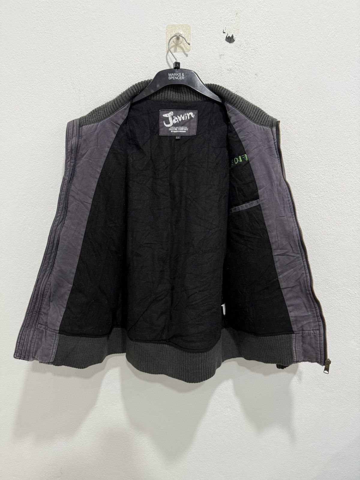 Japanese Brand Vintage Mitsubishi Fiore Jacket Multi Pocket Jawin Japan Size US L / EU 52-54 / 3 - 7 Thumbnail