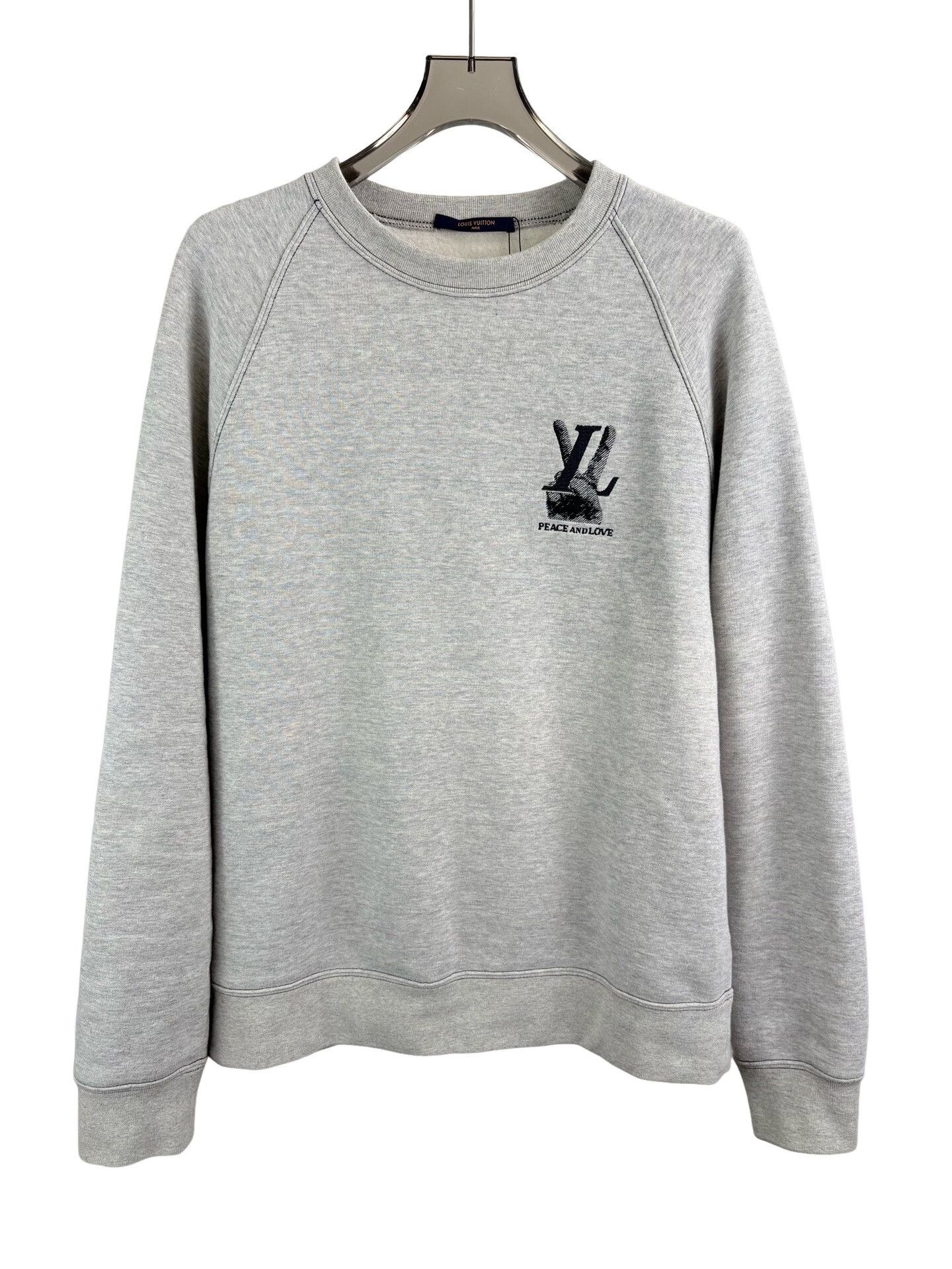 Louis Vuitton Louis Vuitton Peace and Love Embroidered Sweatshirt XXL Size US XXL / EU 58 / 5 - 1 Thumbnail